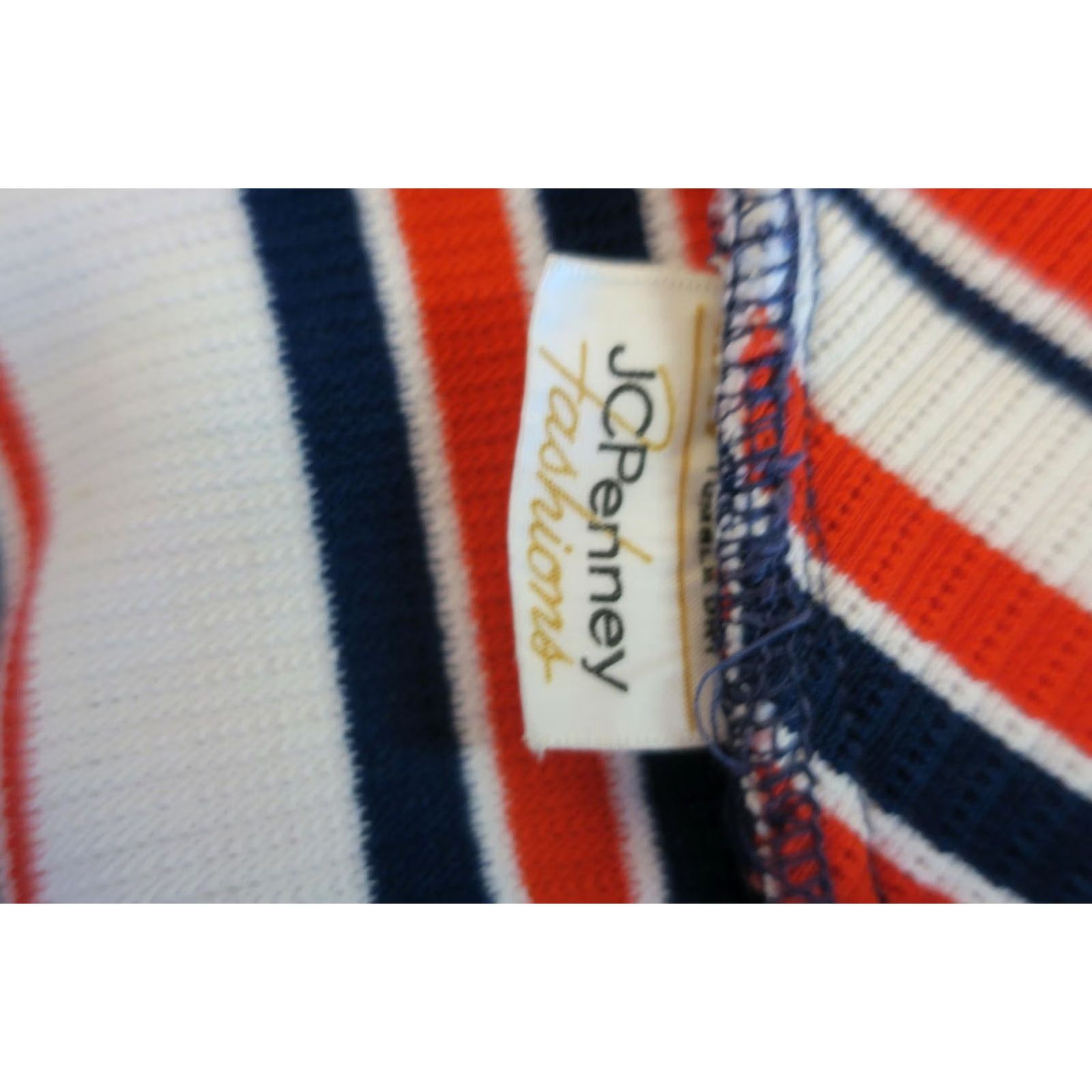 JCPenney Vtg 60s JCPenney Patriotic 4th of July Striped Red White Blue Jacket Fashions M Size M / US 6-8 / IT 42-44 - 8 Thumbnail