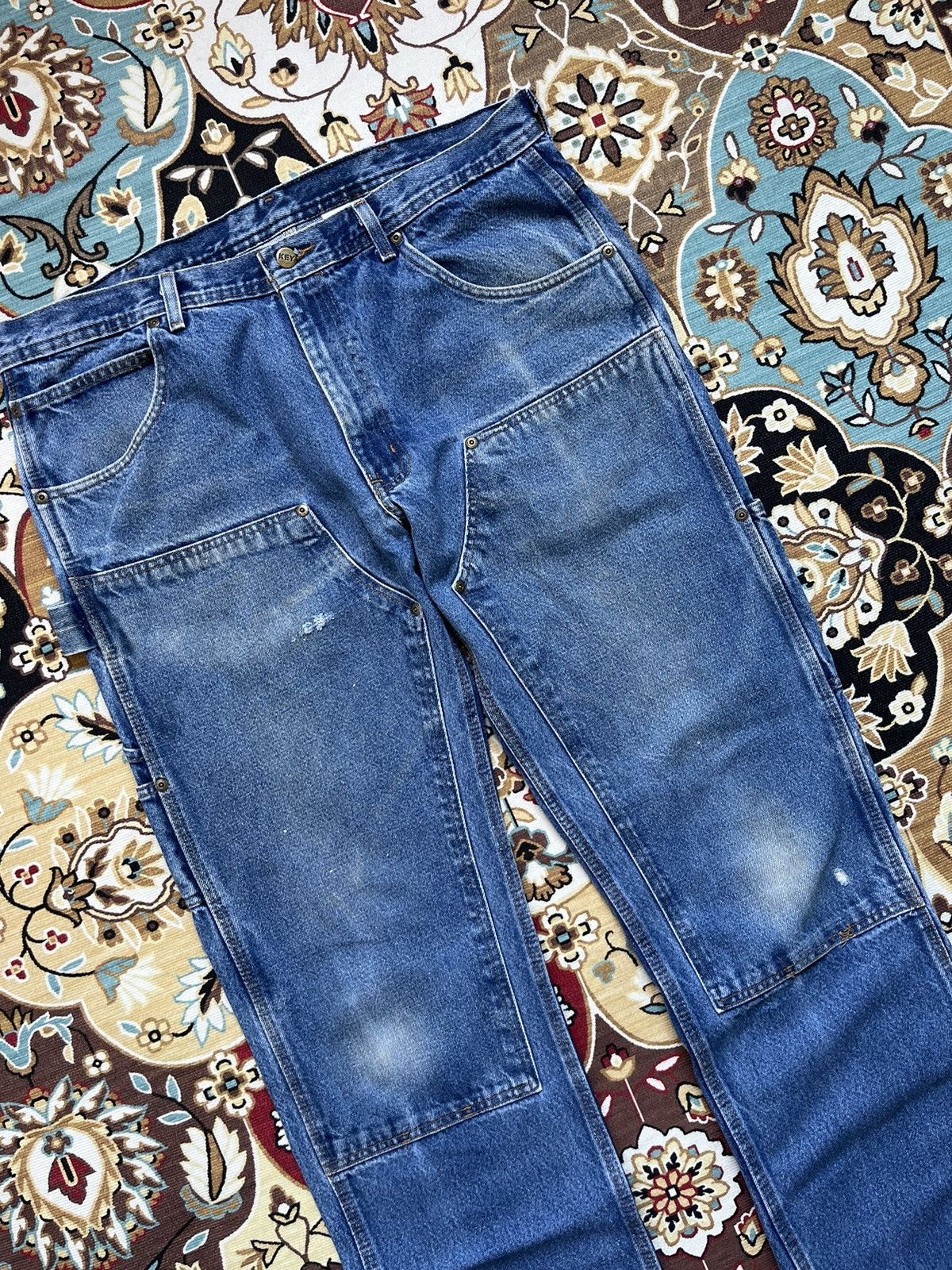 Designer × Other × Vintage Vintage key jeans double knee Size US 38 / EU 54 - 2 Thumbnail
