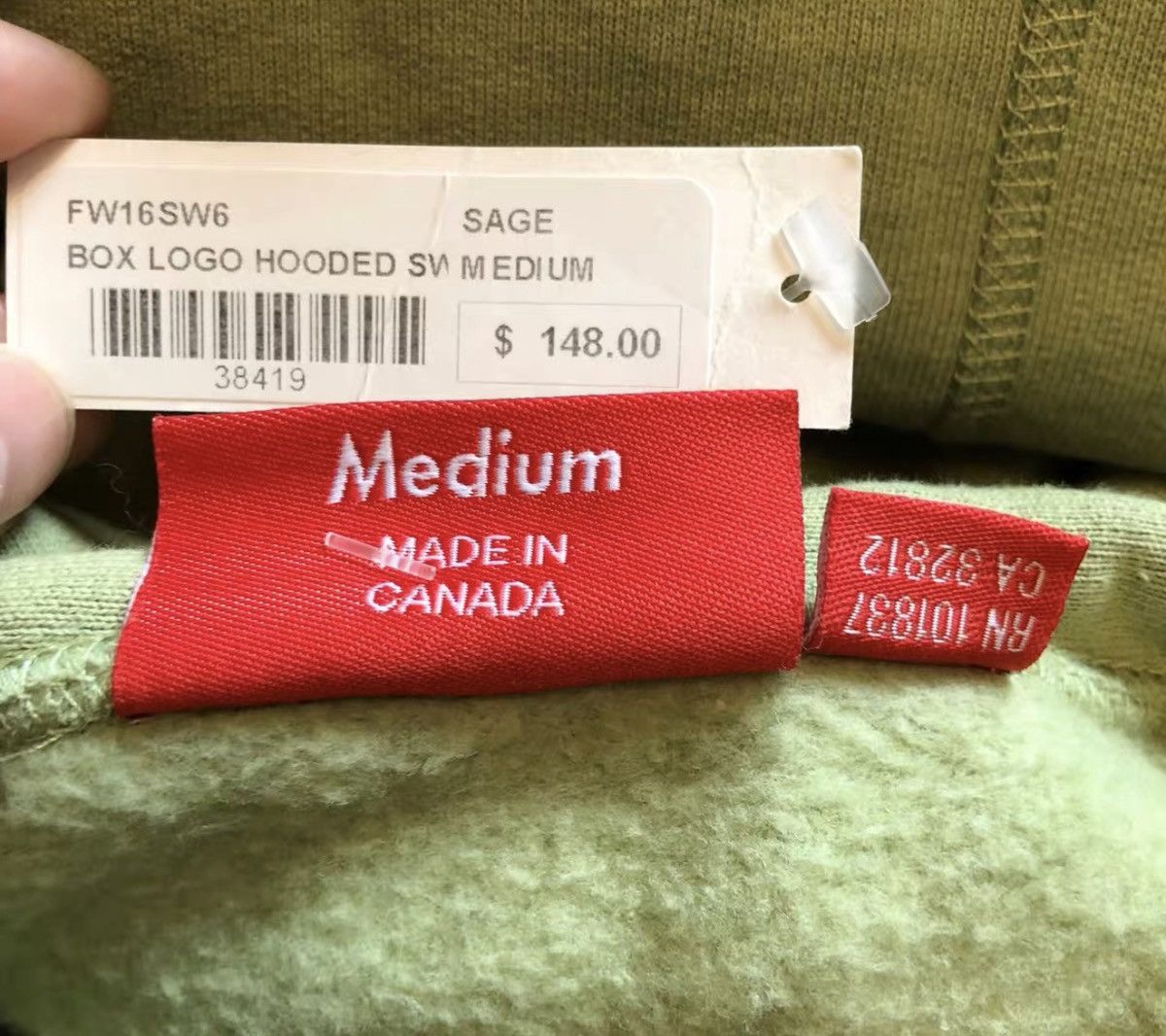 Supreme Supreme fw16 saga box logo hooded sweatshirt hoodie Size US M / EU 48-50 / 2 - 4 Thumbnail