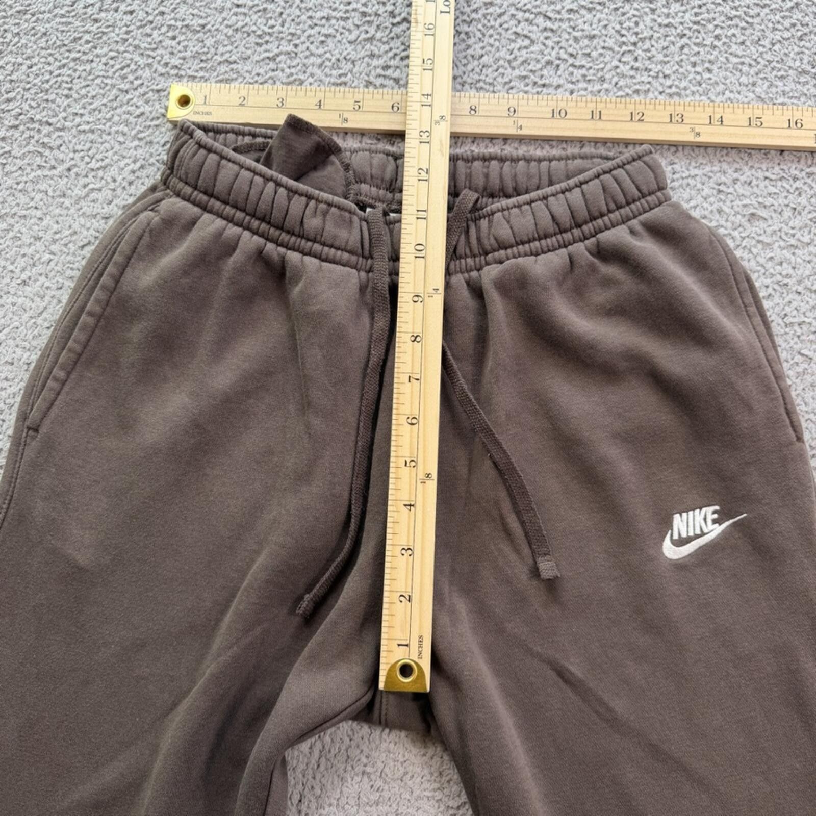 Nike Nike Brown Mini Swoosh Jogger Sweatpants Mens S Lounge Pants Size US 30 / EU 46 - 3 Thumbnail
