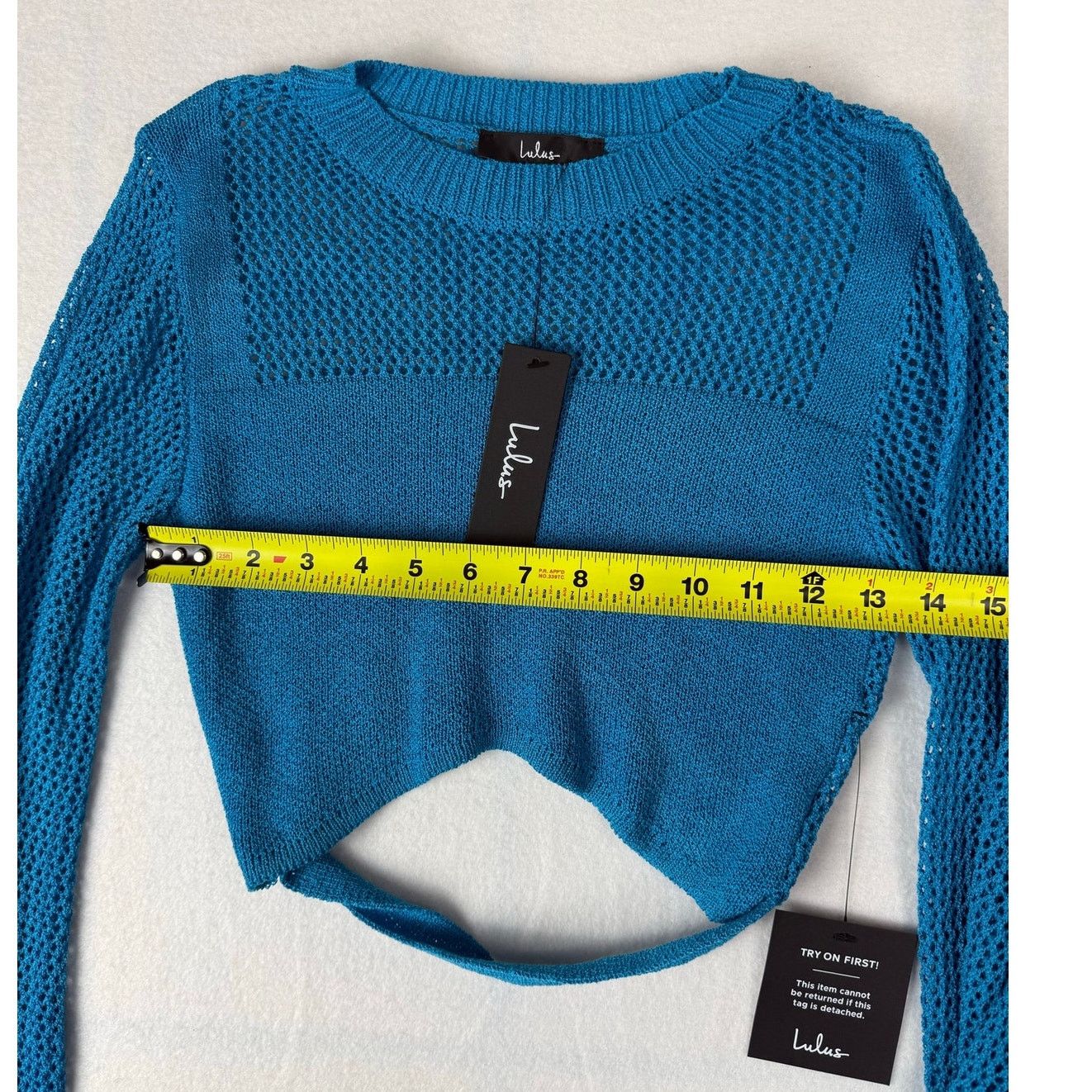 Lulus Lulus Double the Delight Blue Knit Two-Piece Mini Dress XS Size XS / US 0-2 / IT 36-38 - 6 Thumbnail