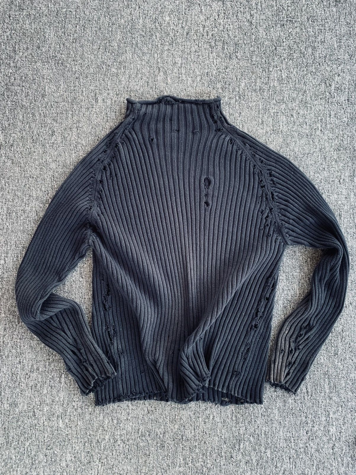 Vintage Rare Undefined Distressed Crazy Sick Stripe Black Sunfaded Size US M / EU 48-50 / 2 - 13 Thumbnail
