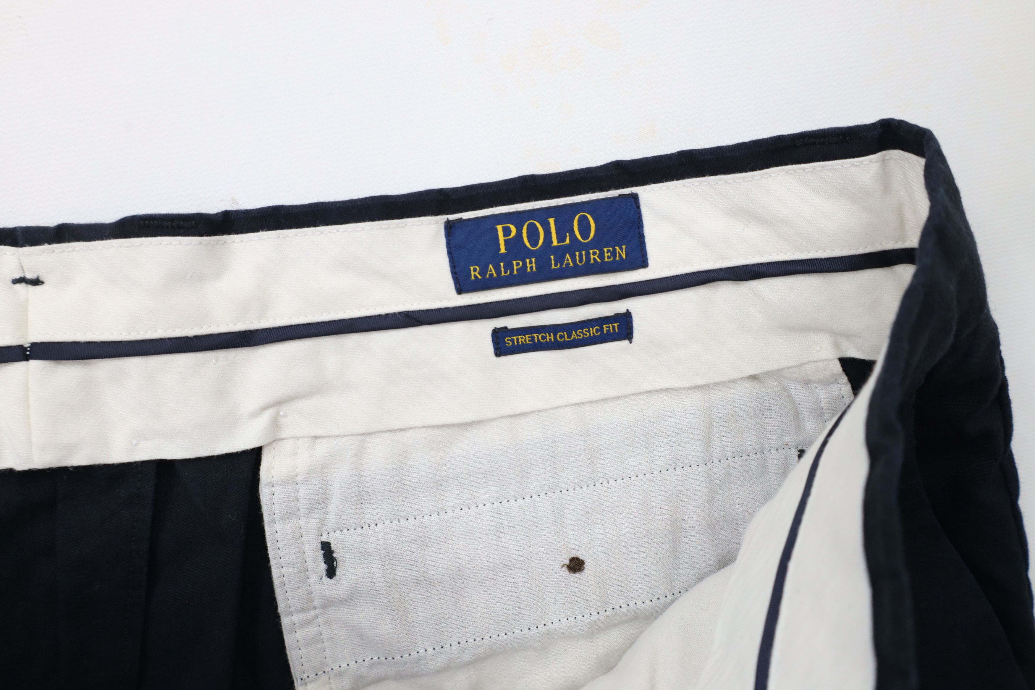 Ralph Lauren × Vintage Vintage Y2K Ralph Lauren Wide Leg Stretch Chino Pants Blue Size US 36 / EU 52 - 7 Thumbnail