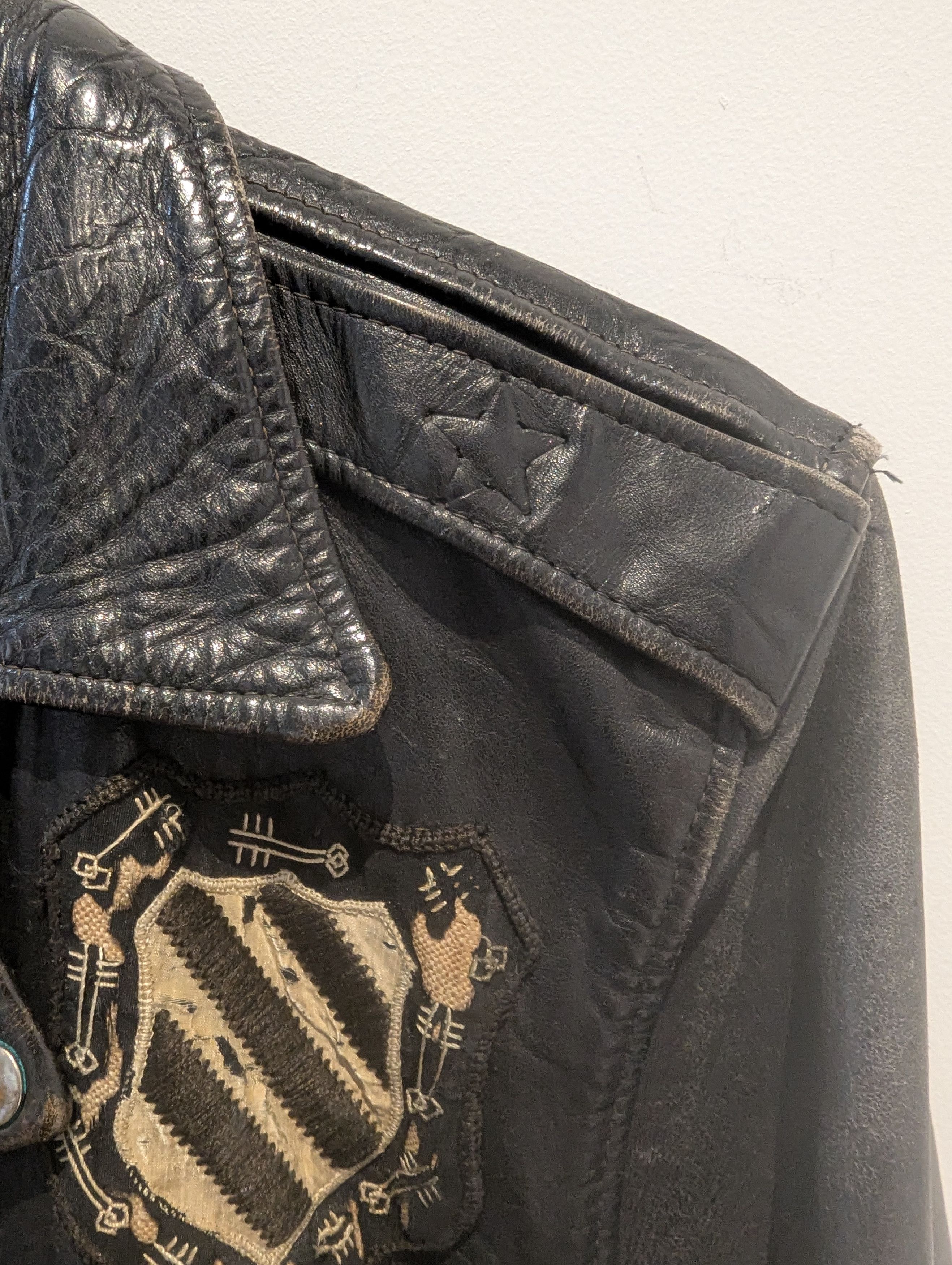 Schott Vintage WW2 Era Schott Perfecto Leather Jacket Size US XXS / EU 40 - 4 Thumbnail