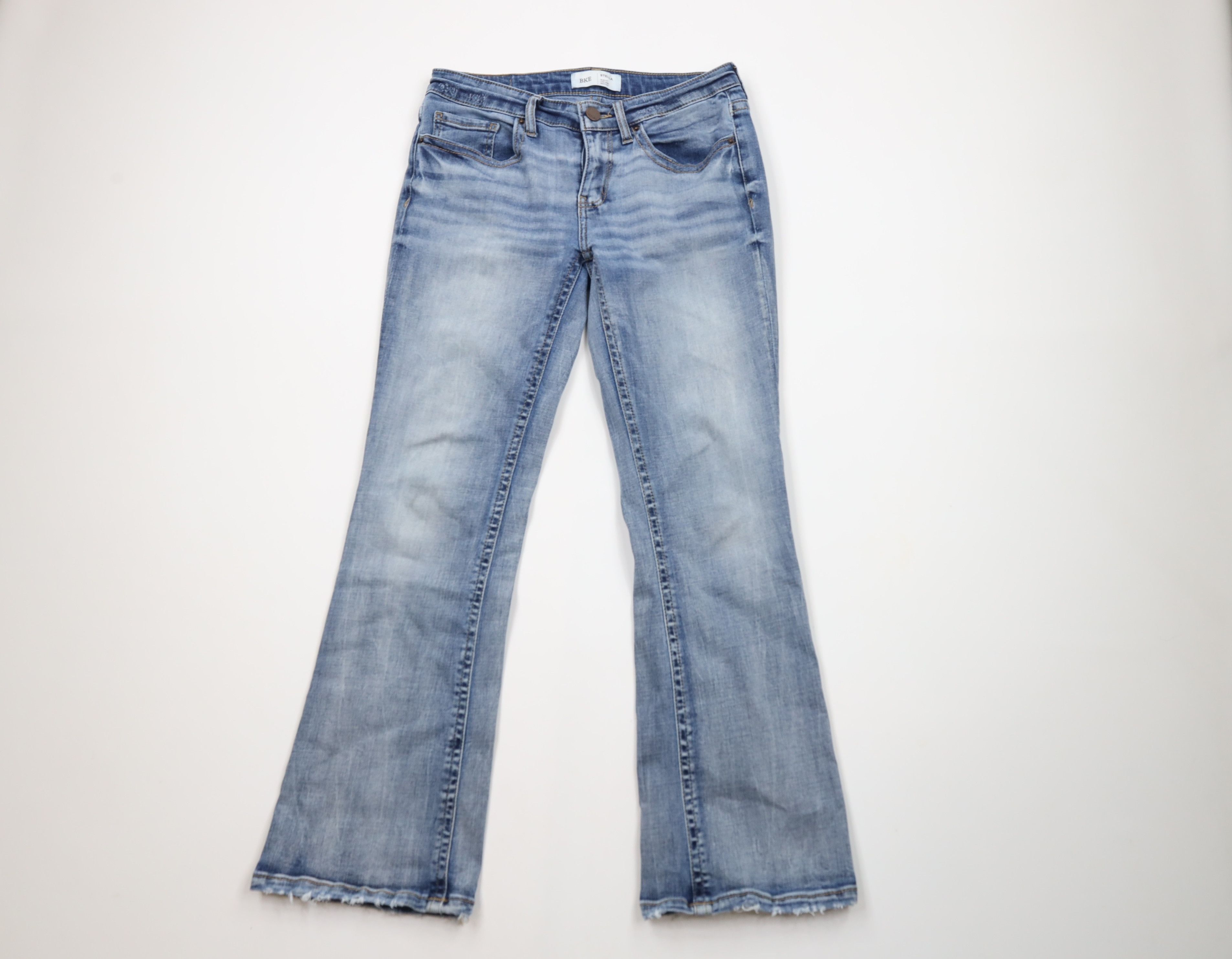 Vintage Buckle BKE Stella Slim Fit Low Rise Bootcut Denim Jeans Size 28" / US 6 / IT 42 - 1 Thumbnail