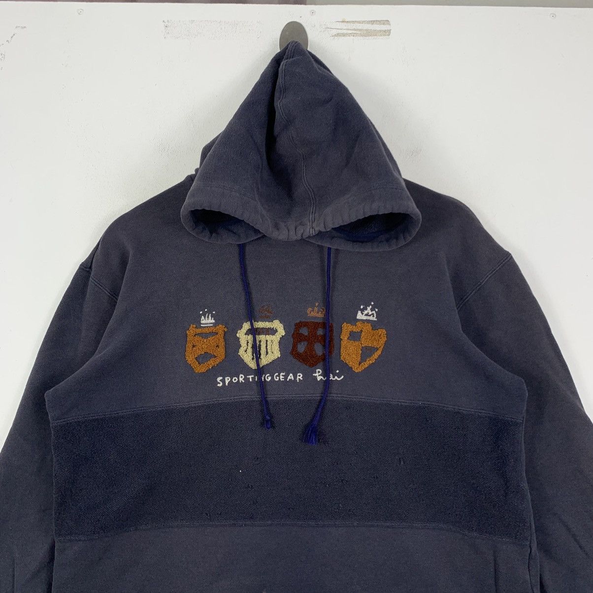 Issey Miyake ISSEY MIYAKE HAI Sporting Gear Embroidered Japanese Hoodie Size US M / EU 48-50 / 2 - 3 Thumbnail