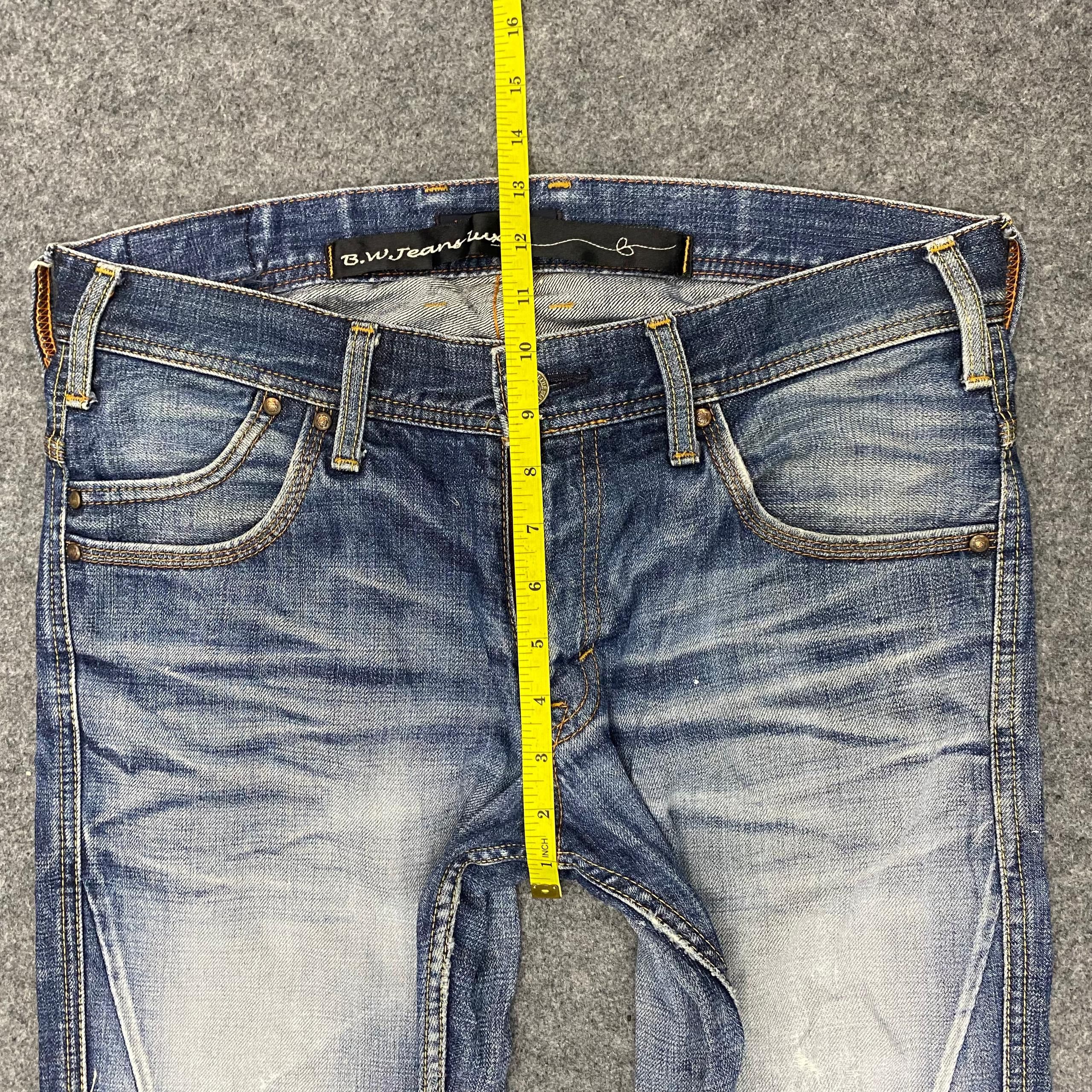 If Six Was Nine 💥Best Offer💥Vintage Blue Way Distressed Denim Size US 35 - 5 Thumbnail