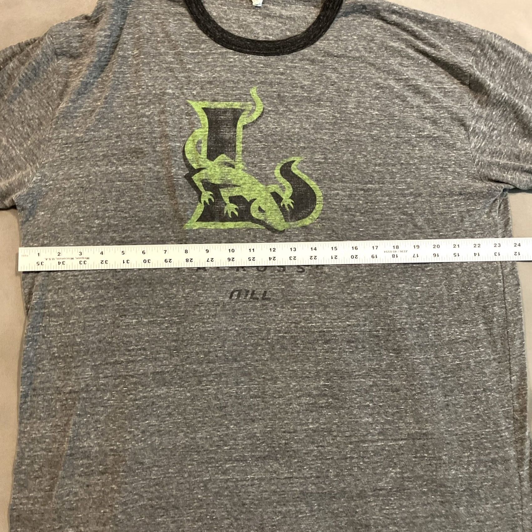 Vintage VINTAGE Royal Apparel New York Lizards MLL Lacrosse Ringer T Shirt XXL Men Gray 2XL Lizards Shirt Mens Size US XXL / EU 58 / 5 - 3 Thumbnail