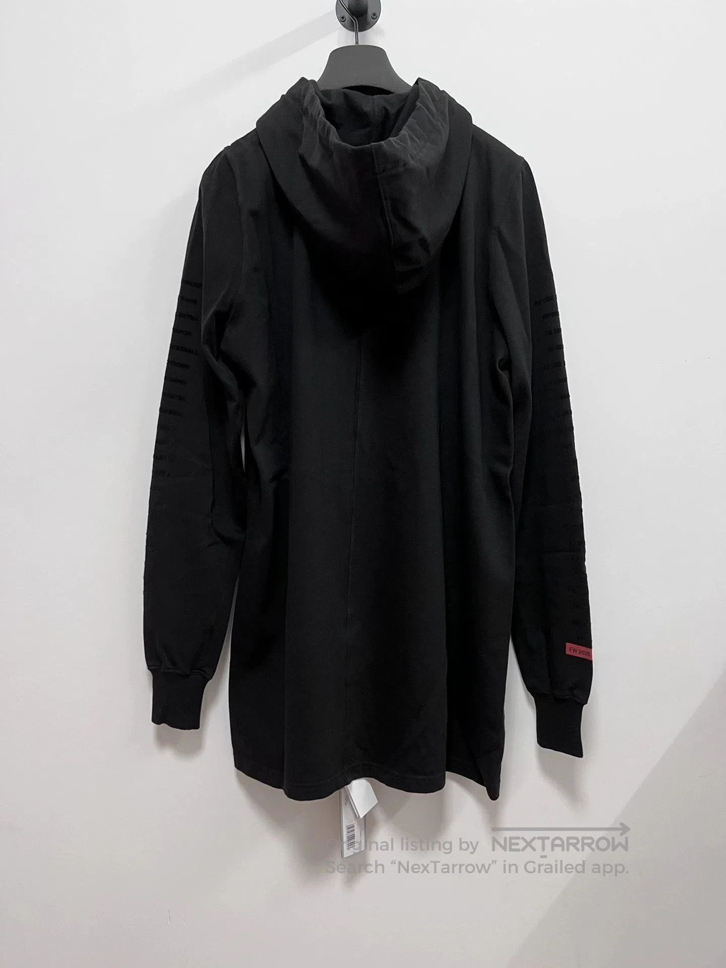 Rick Owens Rick Owens Hoodie with Distinctive Sleeve Design. Size US S / EU 44-46 / 1 - 2 Thumbnail