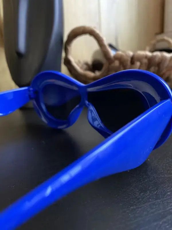 Electric Visual Blue Oval Candy Color Goggle Sun Glasses Size ONE SIZE - 3 Thumbnail