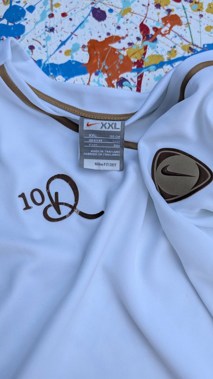 Nike Vintage 00s Nike Ronaldinho shirt R10 Promo tshirt tee XXL Size US XXL / EU 58 / 5 - 9 Thumbnail