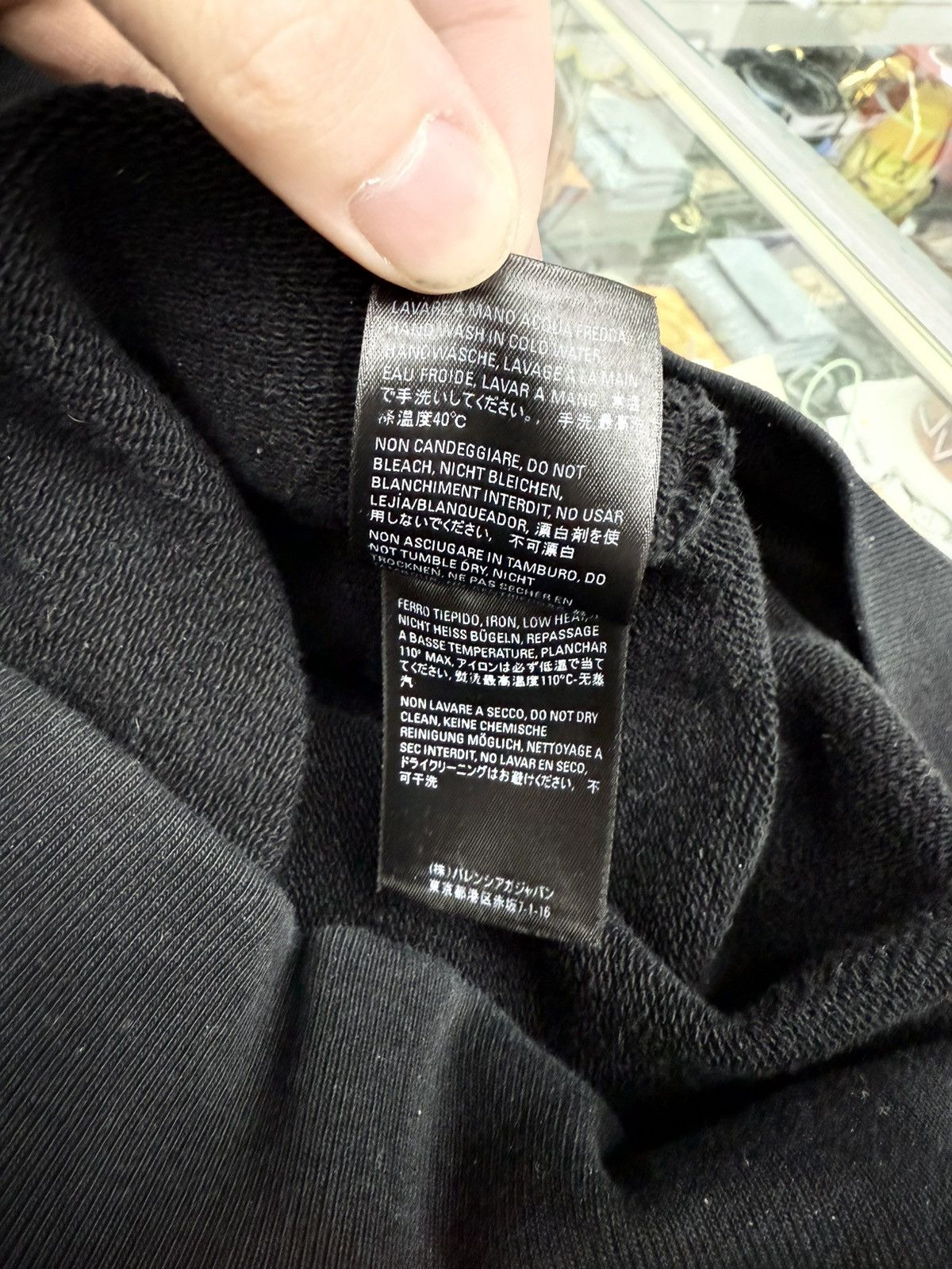 Balenciaga Men’s Balenciaga Black Copyright Hoodie size Large Size US L / EU 52-54 / 3 - 12 Thumbnail