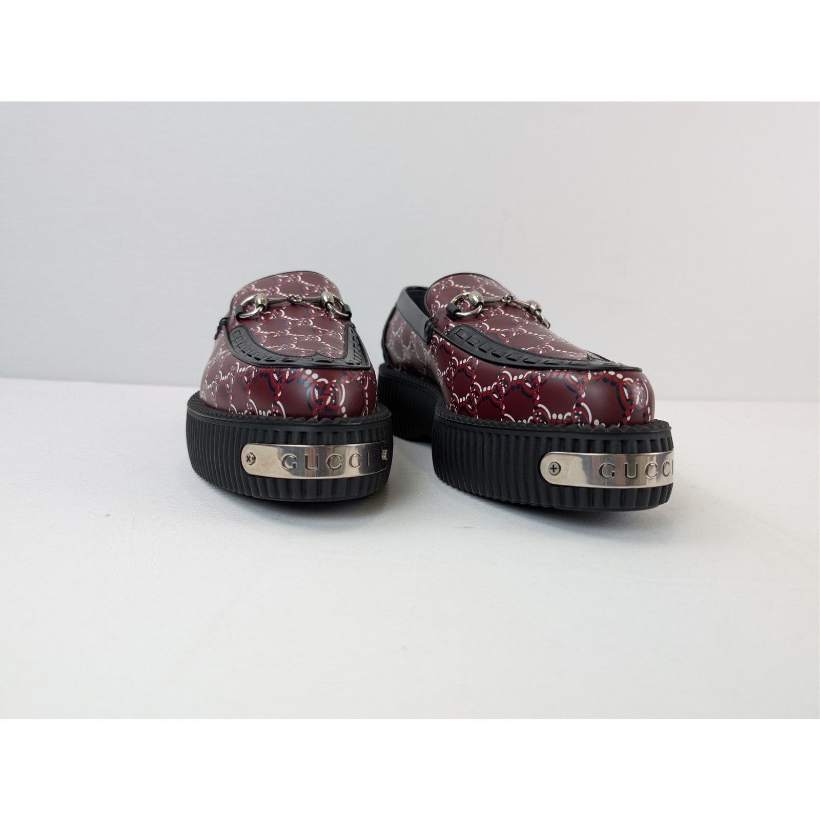 Gucci o1rshd1 Horsebit Creeper Loafer Boots with GG Shadow Size US 6.5 / EU 39-40 - 5 Thumbnail