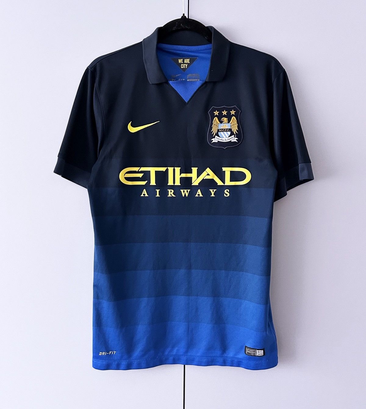 Nike Manchester City jersey 2014 2015 vintage nike Size US S / EU 44-46 / 1 - 1 Thumbnail