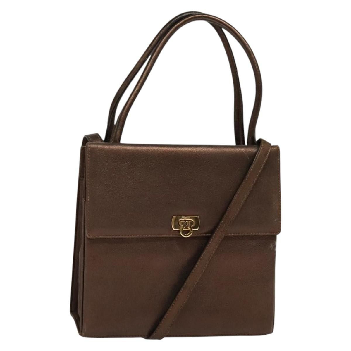 Salvatore Ferragamo Salvatore Ferragamo Gancini Shoulder Bag Leather Size ONE SIZE - 1 Thumbnail
