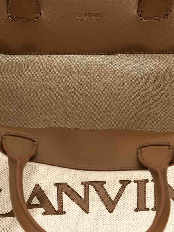Lanvin o1y0326 Size : OS / Handbag in Cream/Brown Size ONE SIZE - 4 Thumbnail
