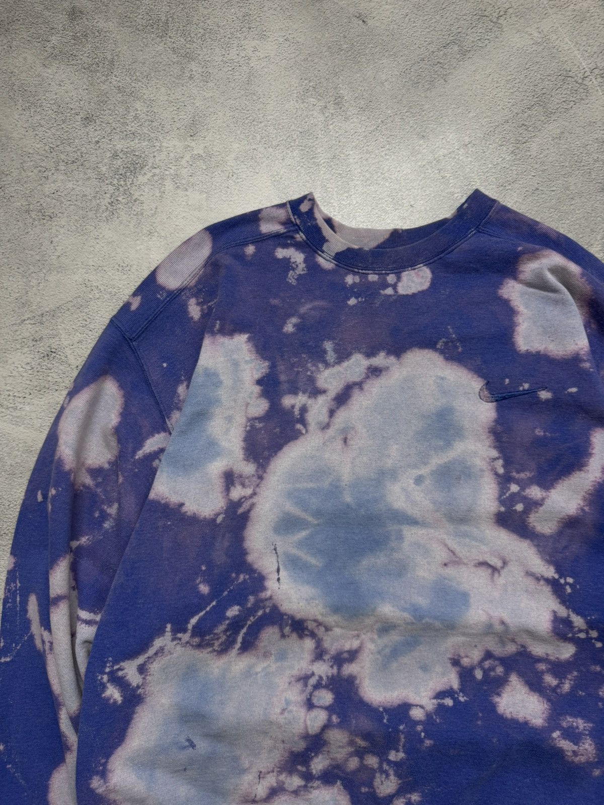Nike Vintage Y2k Custom Nike Mini Swoosh Sweatshirt Faded 90’s Size US XL / EU 56 / 4 - 6 Thumbnail