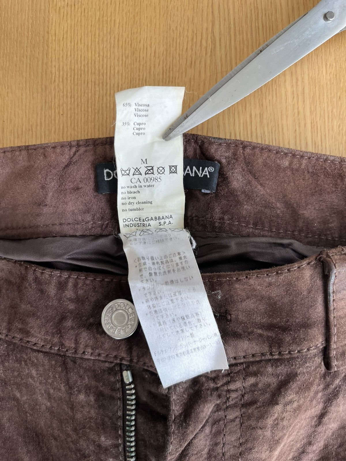 Dolce & Gabbana Dolce & Gabbana - Pig Skin Trousers Size US 30 / EU 46 - 6 Thumbnail