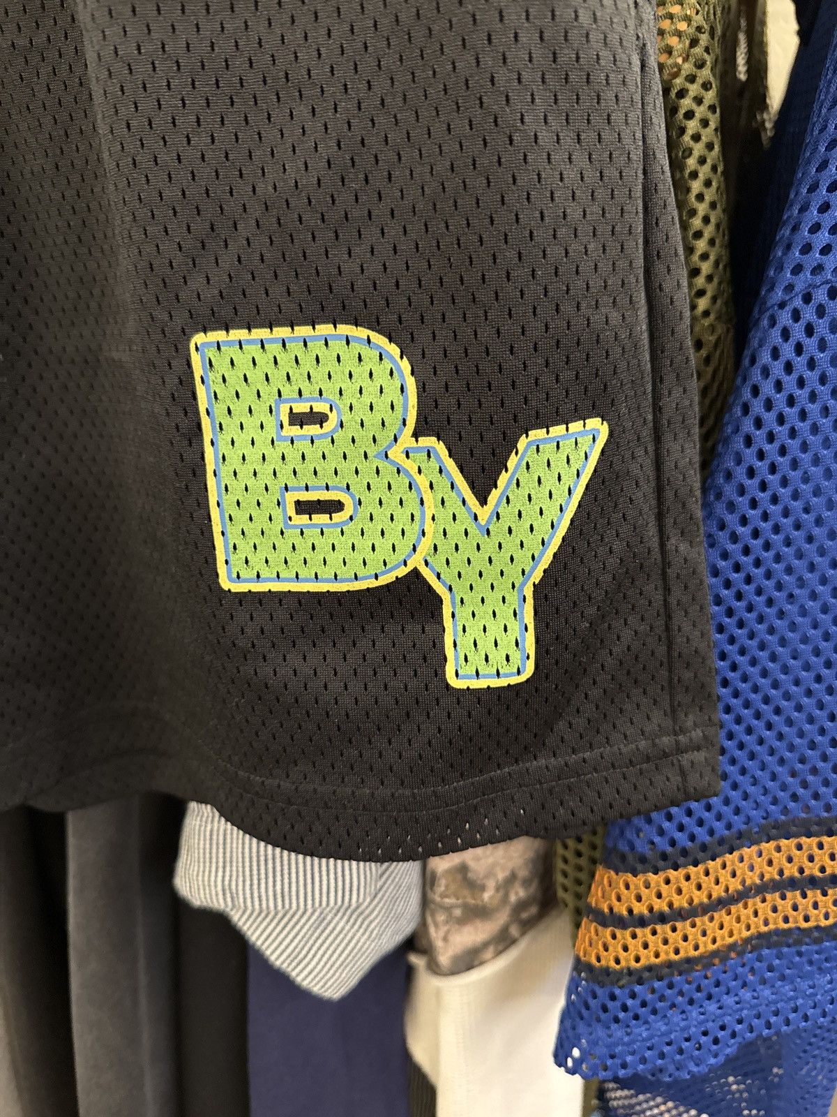 Be You Black Mesh Shorts