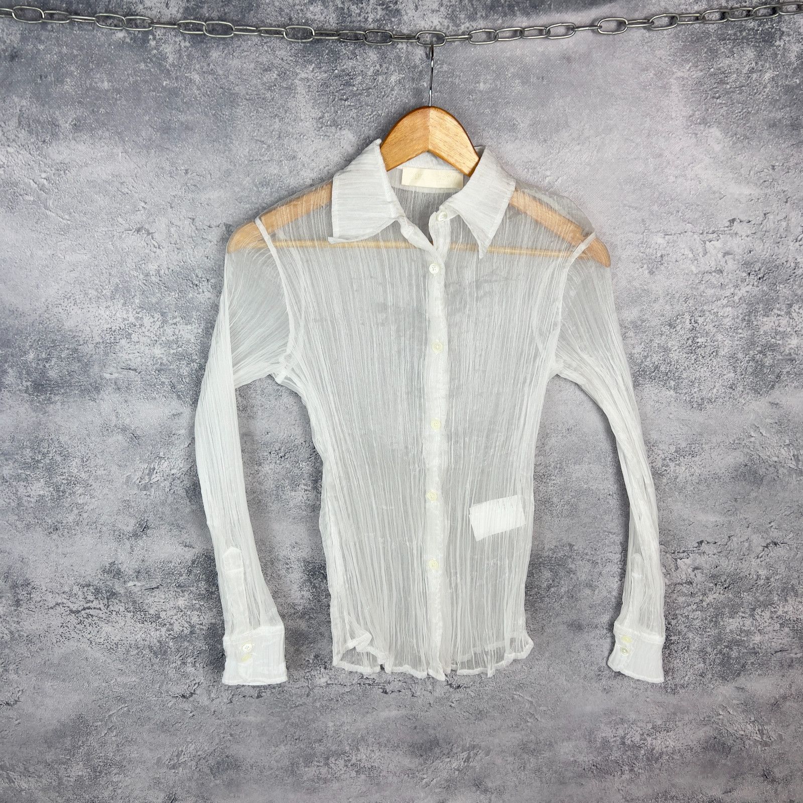 Our Legacy Our Legacy Blouse Women's Size 34 White Polymide ` Size XXS / US 00 / IT 34 - 1 Thumbnail