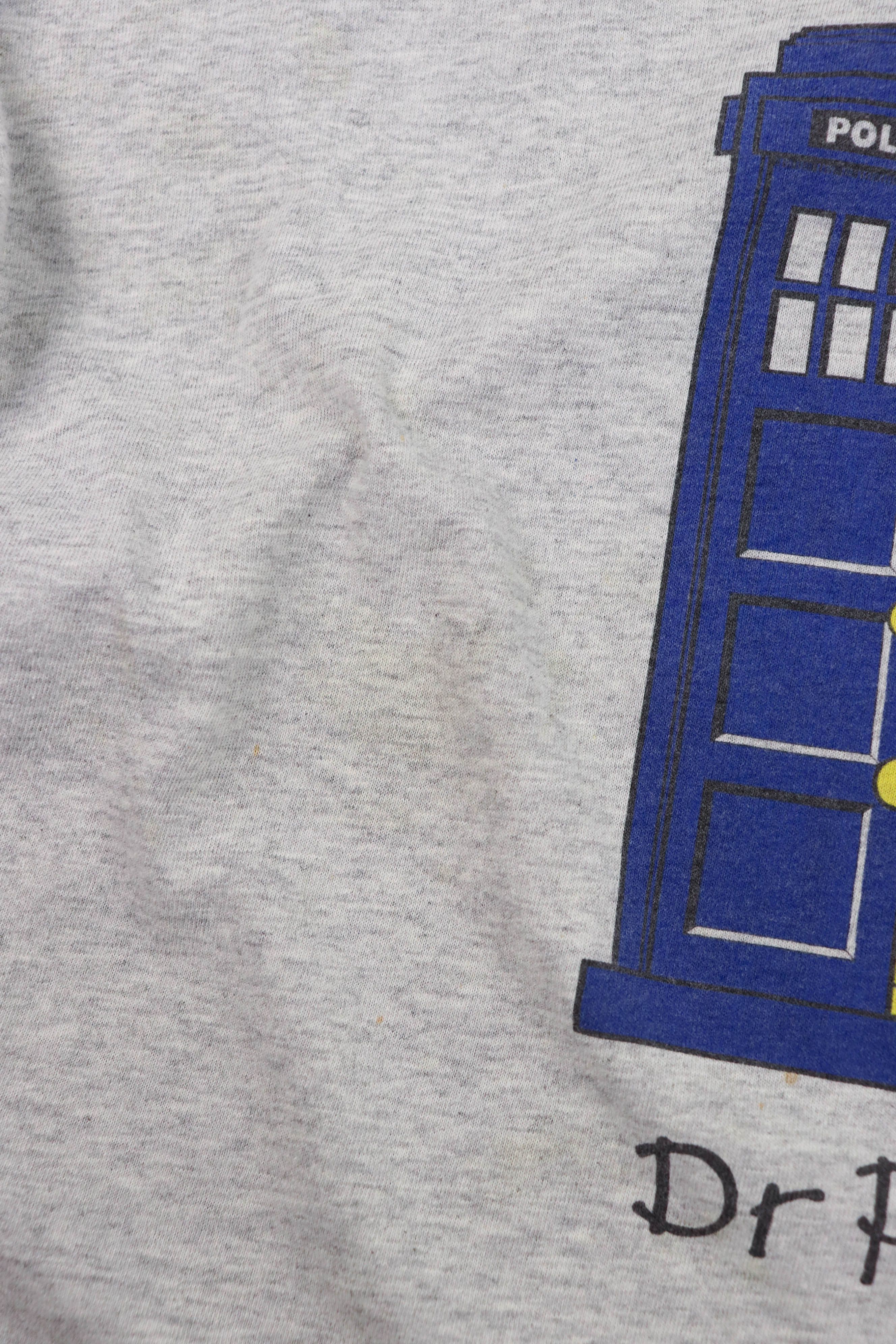 Disney Winnie The Pooh Doctor Who Graphics Vintage T-shirt Tee Size US XL / EU 56 / 4 - 5 Thumbnail