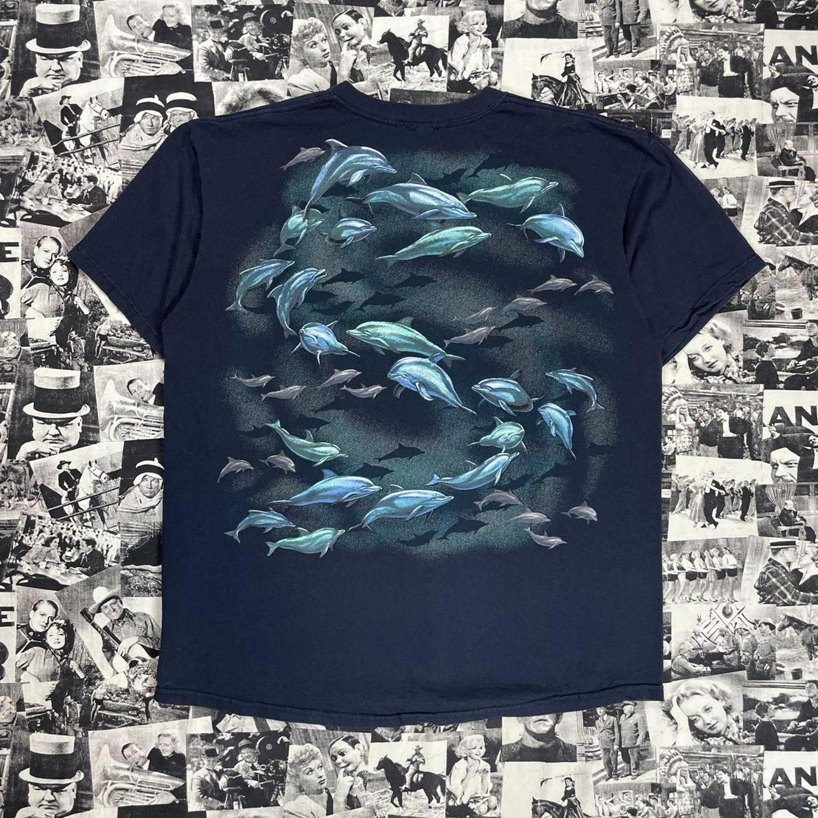Other Vintage AOP dolphin nature T-shirt Size US L / EU 52-54 / 3 - 3 Thumbnail