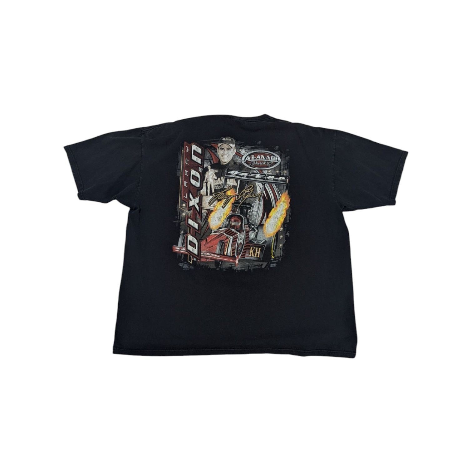 Vintage Vintage Y2K Larry Dixon Racing Tee Shirt Drag Race NHRA Size US XXL / EU 58 / 5 - 1 Thumbnail