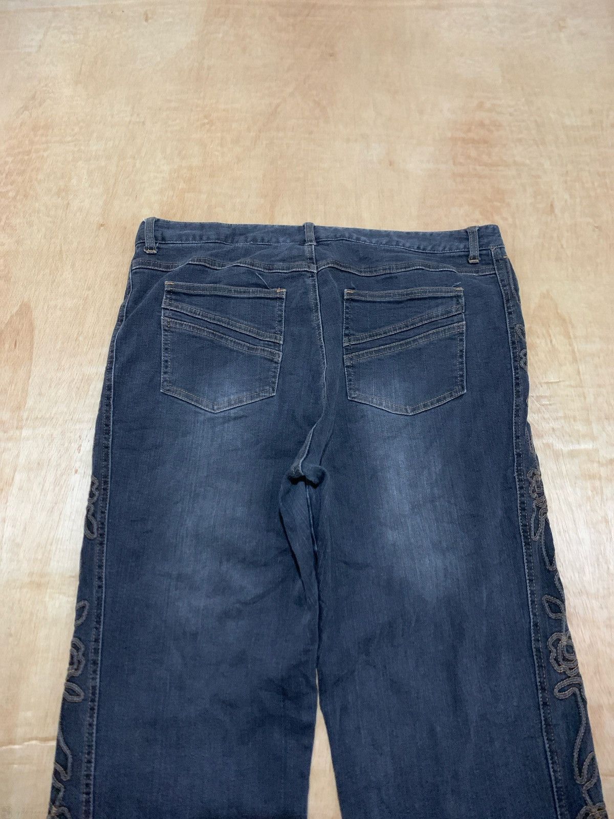 If Six Was Nine × Japanese Brand × Tornado Mart Flare Browdwin Jeans side Flowes Bootcut Size US 33 - 5 Thumbnail