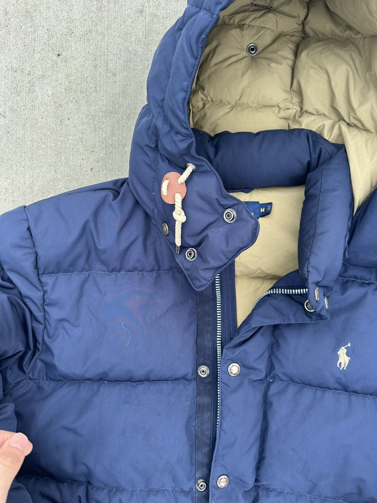 Polo Ralph Lauren × Vintage Polo Ralph Lauren New Men's Navy Elmwood Down Jacket Size m Size US M / EU 48-50 / 2 - 5 Thumbnail