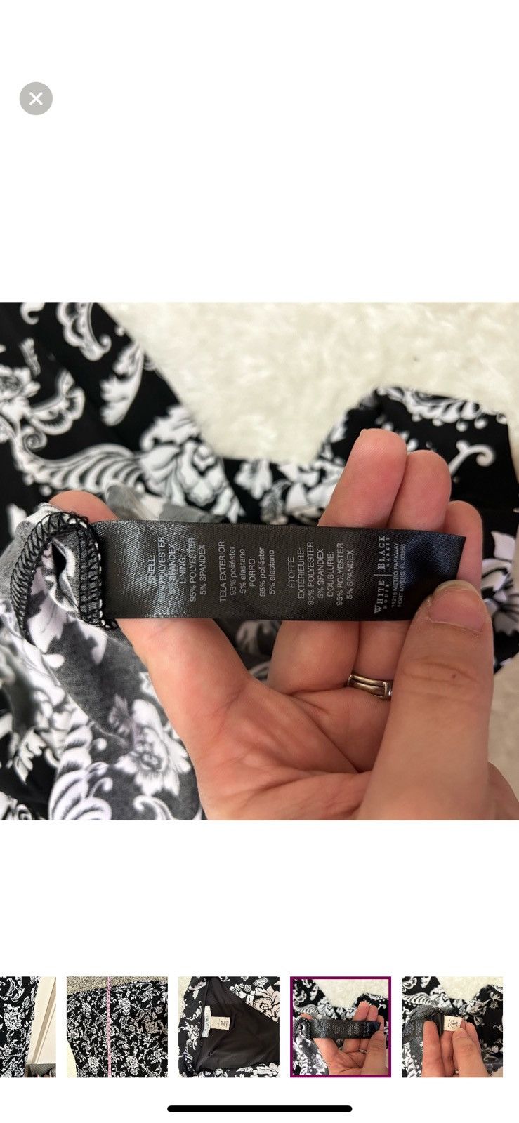 White House Black Market White House black market large floral maxi dress Size L / US 10 / IT 46 - 7 Thumbnail