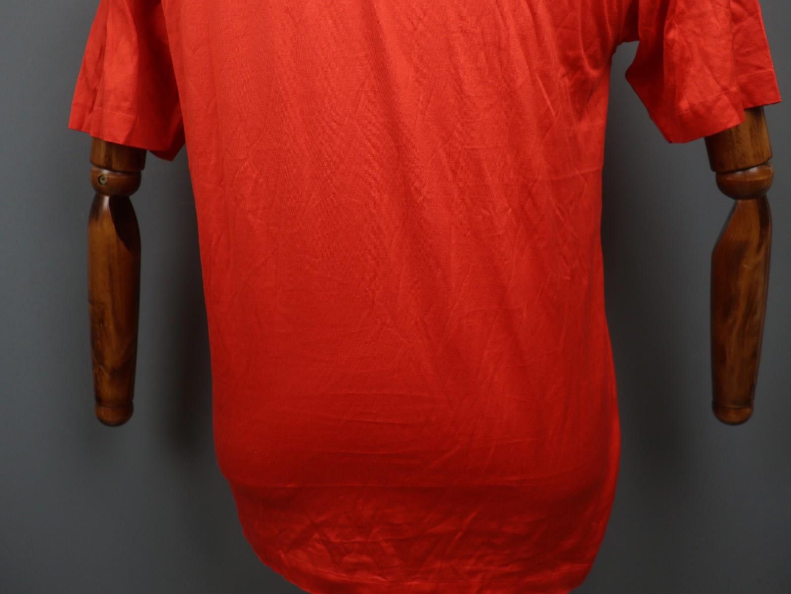 Givenchy Givenchy Red Cotton Collared Popover Polo Shirt Size L Size US L / EU 52-54 / 3 - 11 Thumbnail