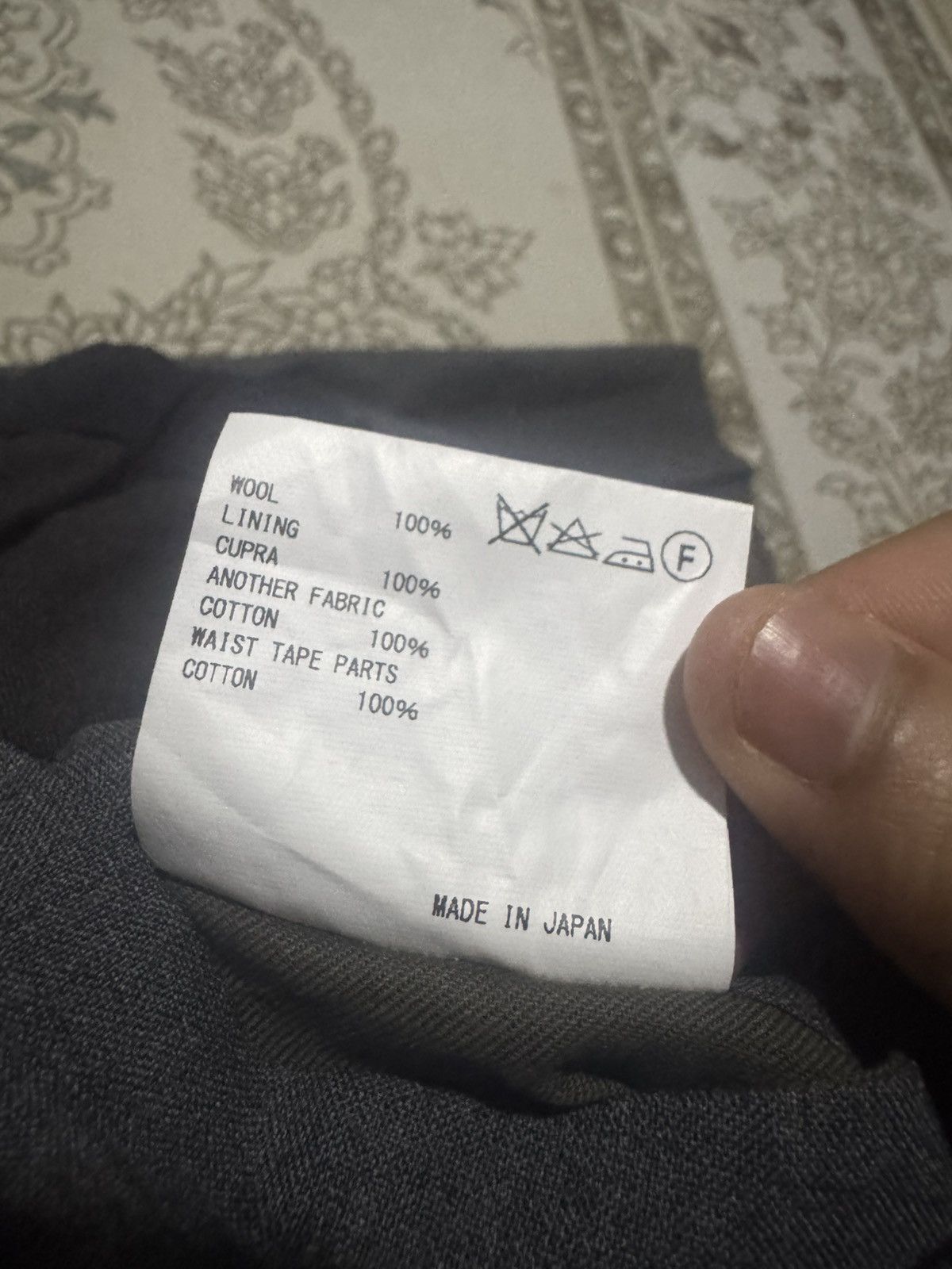 Kolor × Sacai 🇯🇵 Vtg Kolor Two Tone Resemble Formal Grey Slack Pant Size US 34 / EU 50 - 6 Thumbnail