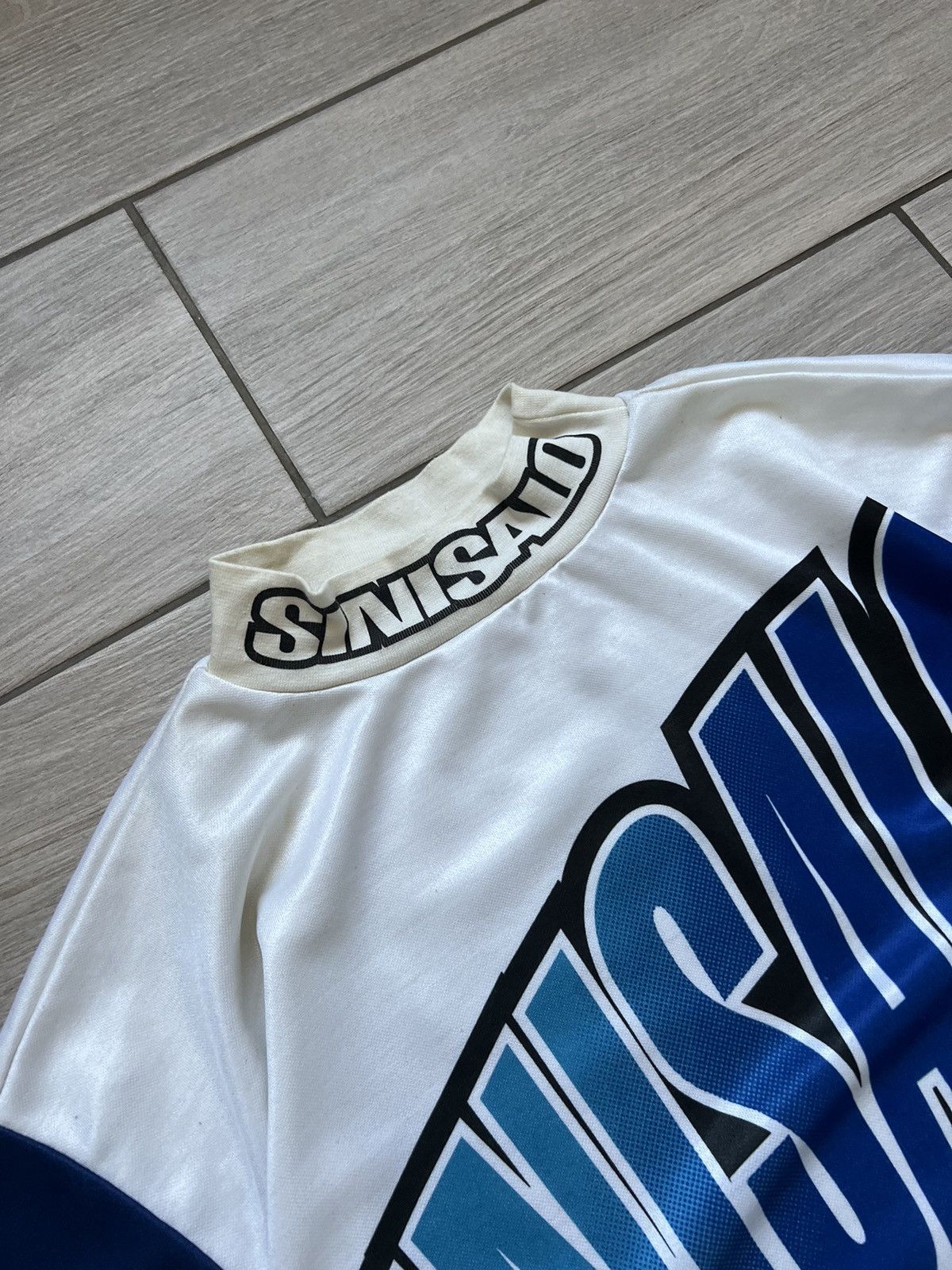 Other 1989 Vintage Sinisalo Worldwide Racing Motocross Jersey Size US XL / EU 56 / 4 - 5 Thumbnail