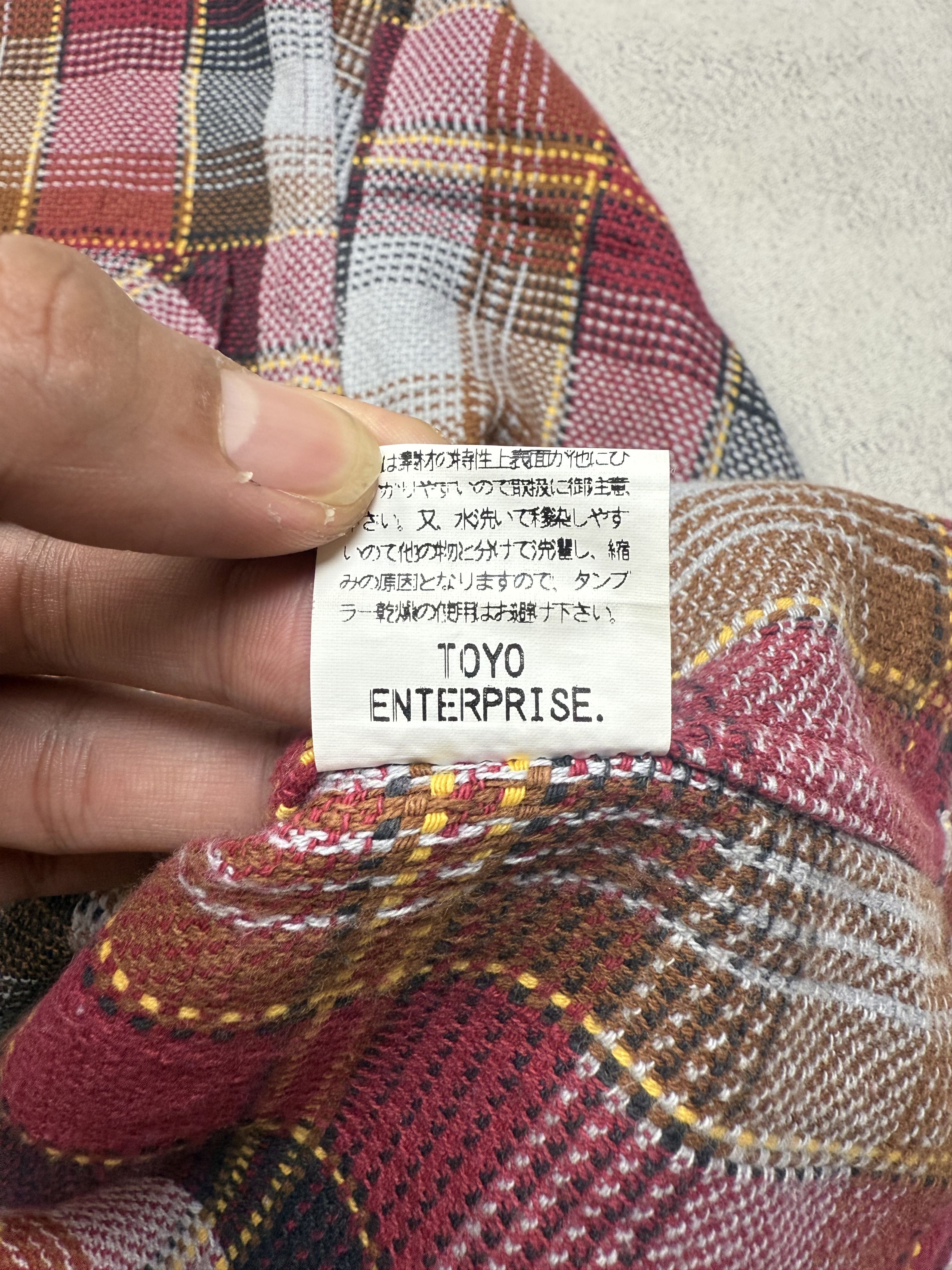 Sugar Cane Sugar Cane Toyo Enterprises Flannel Shirt Size US L / EU 52-54 / 3 - 8 Thumbnail