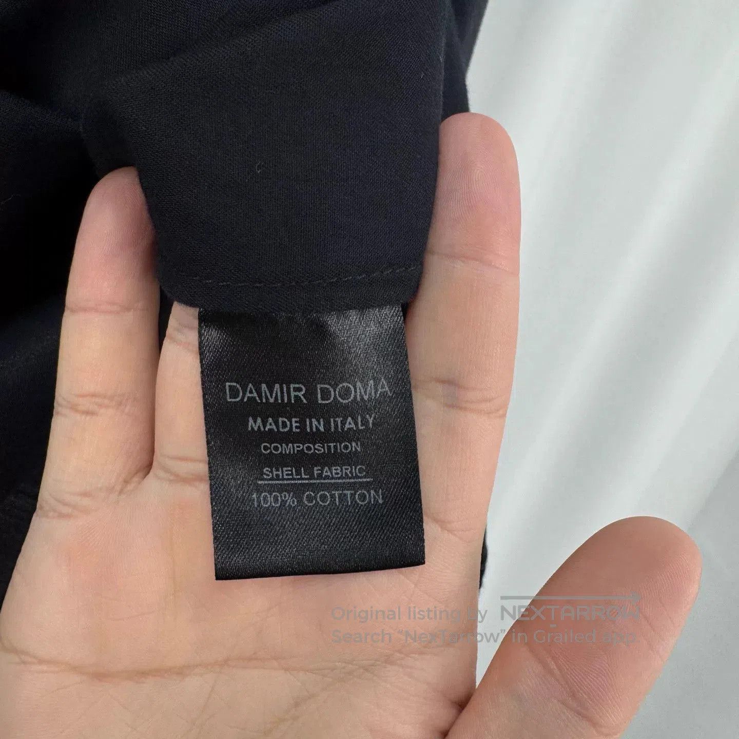 Rick Owens damir doma long sleeve shirt in dark color. Size US M / EU 48-50 / 2 - 6 Thumbnail