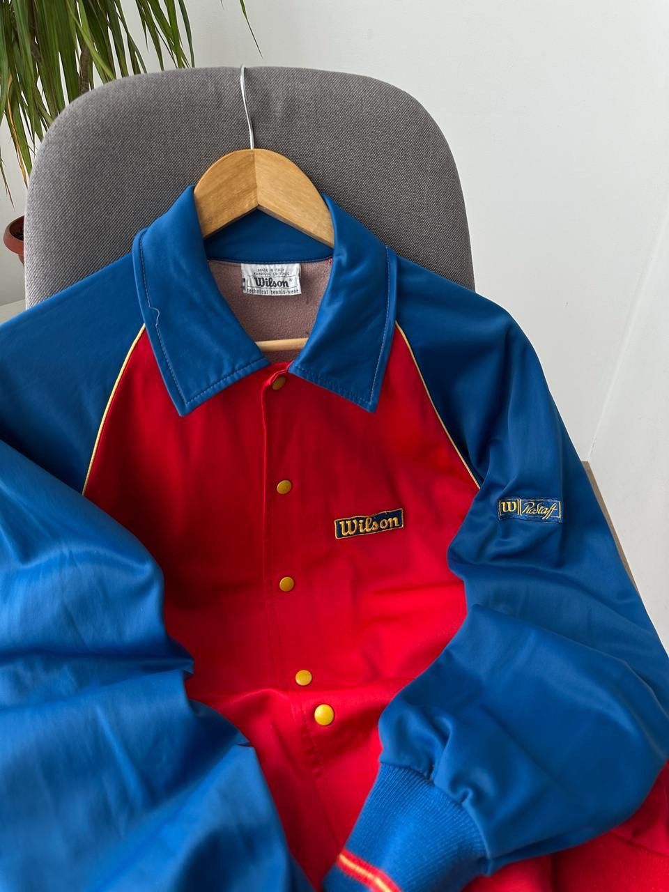 Japanese Brand × Vintage × Wilson Vintage Japanese Wilson Tennis Wear Buttons Blue Hoodie Polo Size US M / EU 48-50 / 2 - 5 Thumbnail