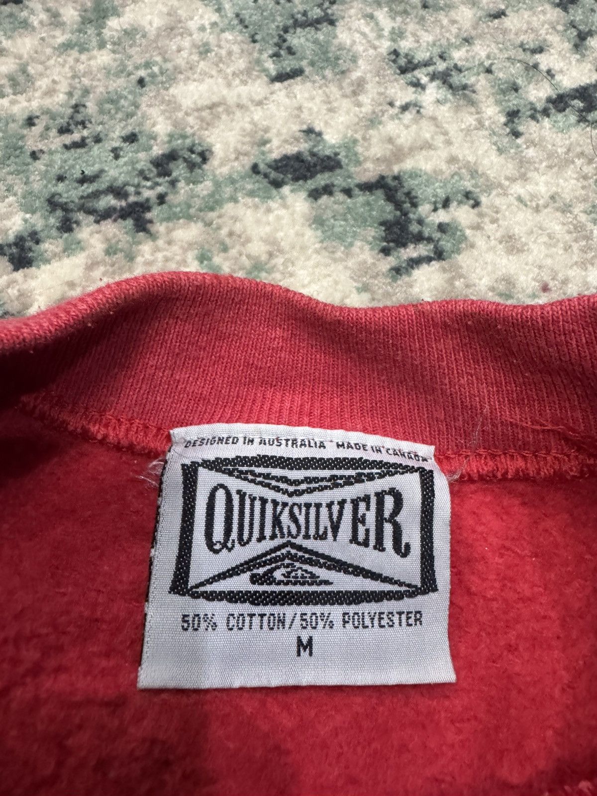 Quiksilver TRUE VINTAGE 1990s QUIKSILVER BIG PRINT SWEATSHIRT CREWNECK Size US M / EU 48-50 / 2 - 4 Thumbnail