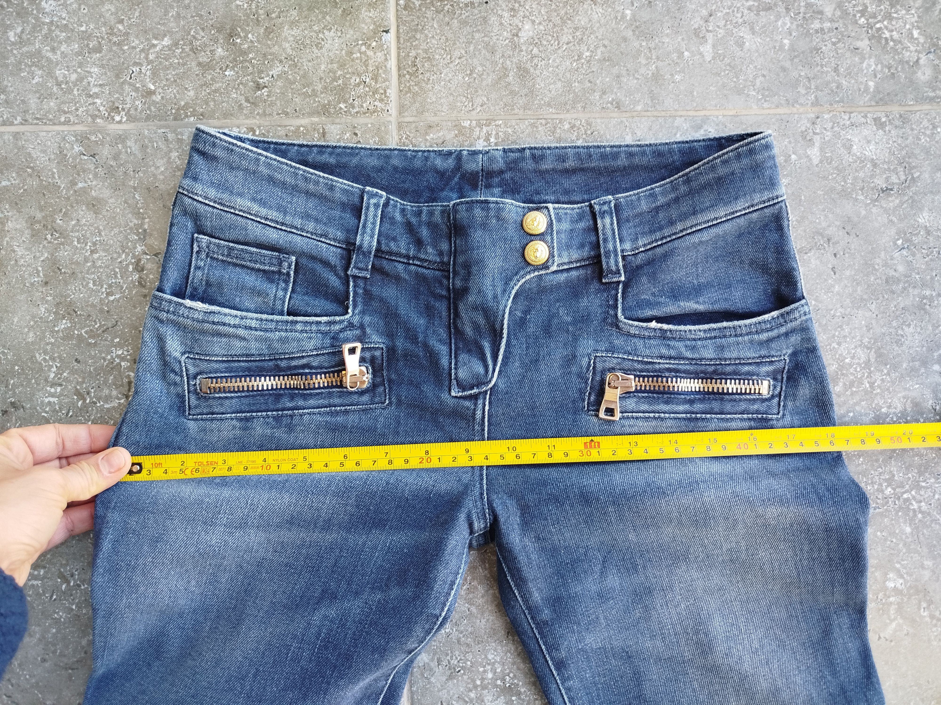 Balmain Balmain Jeans Distressed Biker Skinny Size 38 Size 27" / US 4 / IT 40 - 14 Thumbnail