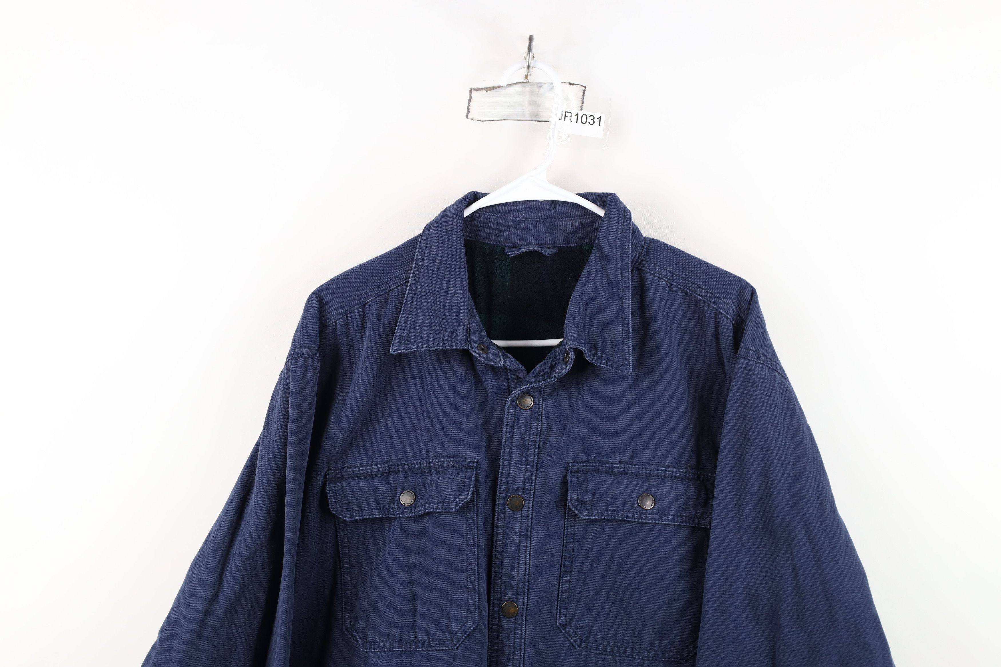 Vintage Vintage Y2K Streetwear Lined Canvas Shirt Jacket Jac shirt Size US L / EU 52-54 / 3 - 2 Thumbnail