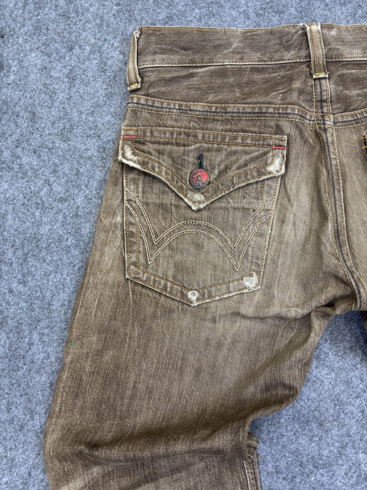 Edwin 💥90s Style Flare💥Insane Edwin 503 Flare Denim F837 Size US 32 / EU 48 - 10 Thumbnail