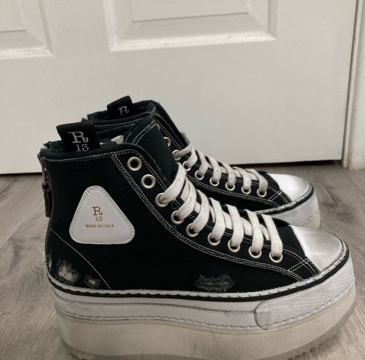 R13 Courtney Platform High Top Sneaker. 8 Size US 8 / IT 38 - 5 Thumbnail