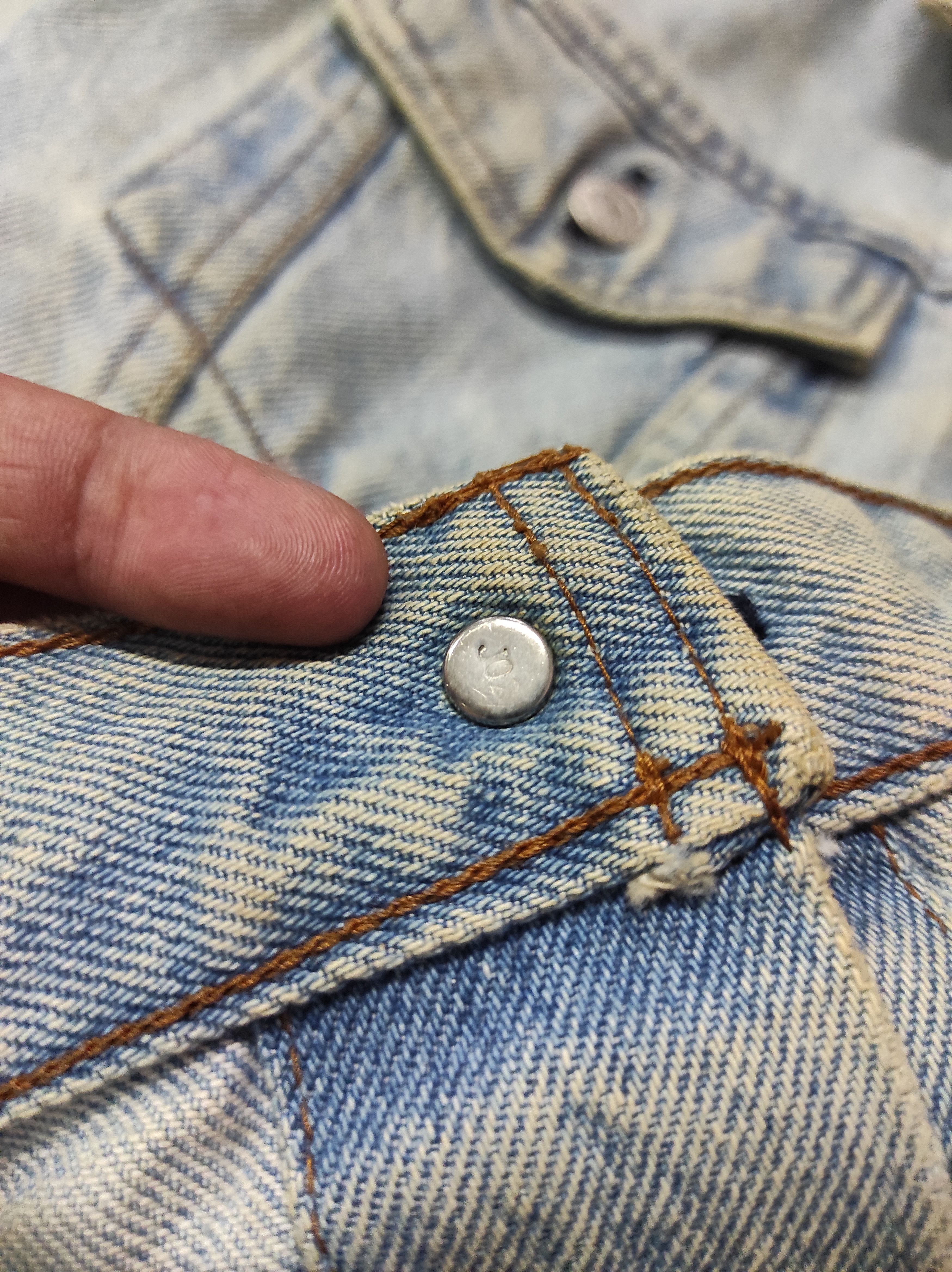 Levi's × Levi's Vintage Clothing × Vintage LEVIS ORANGE TAGS DENIM TRUCKER JACKET Size US M / EU 48-50 / 2 - 8 Thumbnail