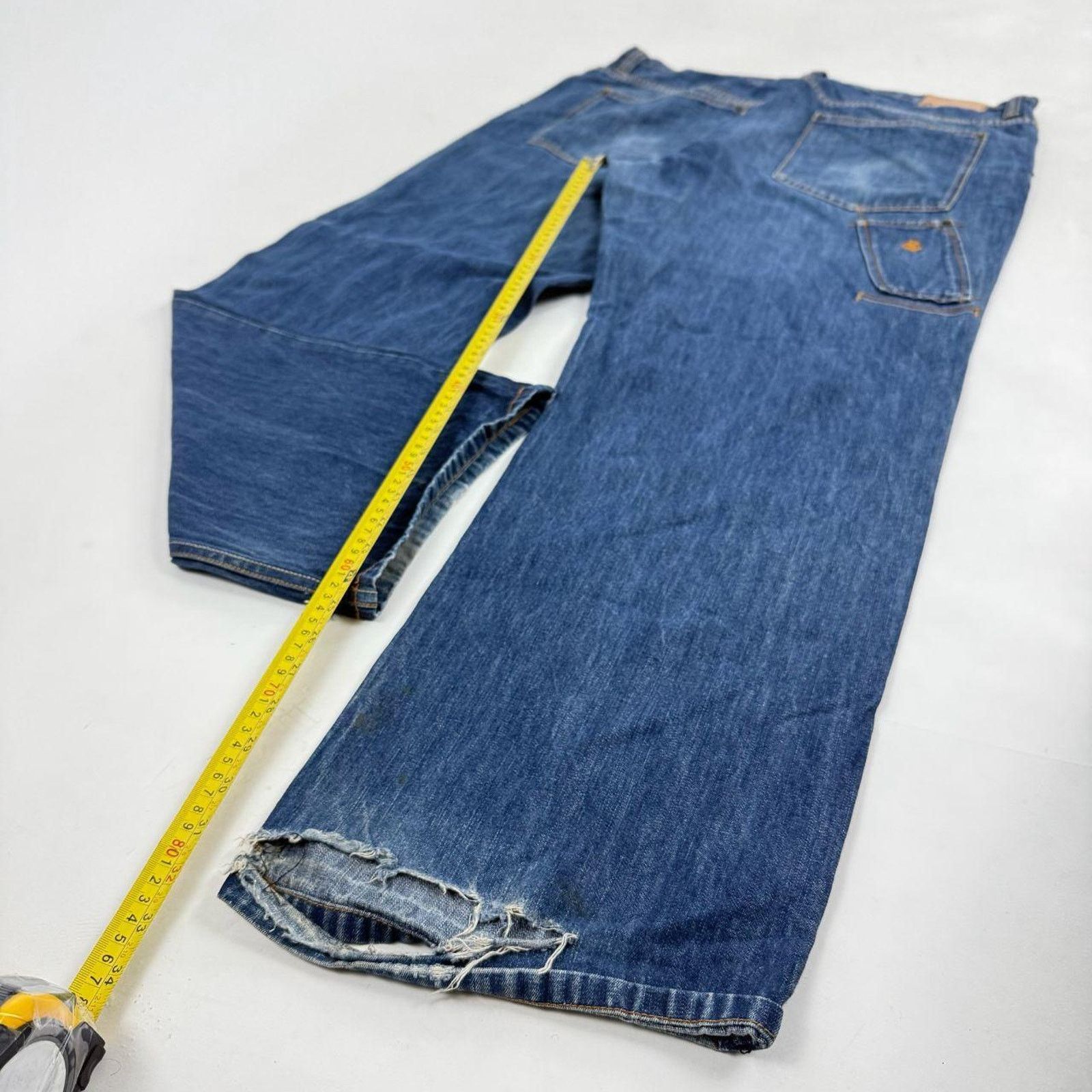 Japanese Brand × Rocawear × Vintage Vintage grunge archive baggy wide leg y2k skater rare jeans Size US 40 / EU 56 - 3 Thumbnail