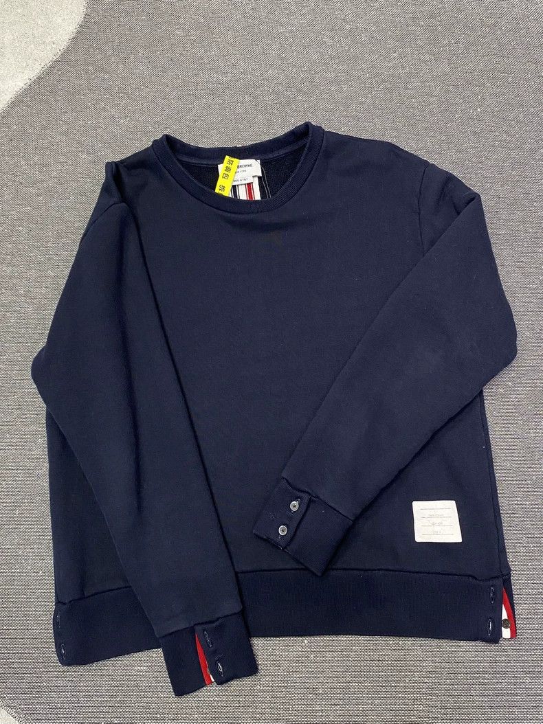 Thom Browne Thom browne Navy blue sweatshirt 2504-Nextarrow Size US XL / EU 56 / 4 - 2 Thumbnail