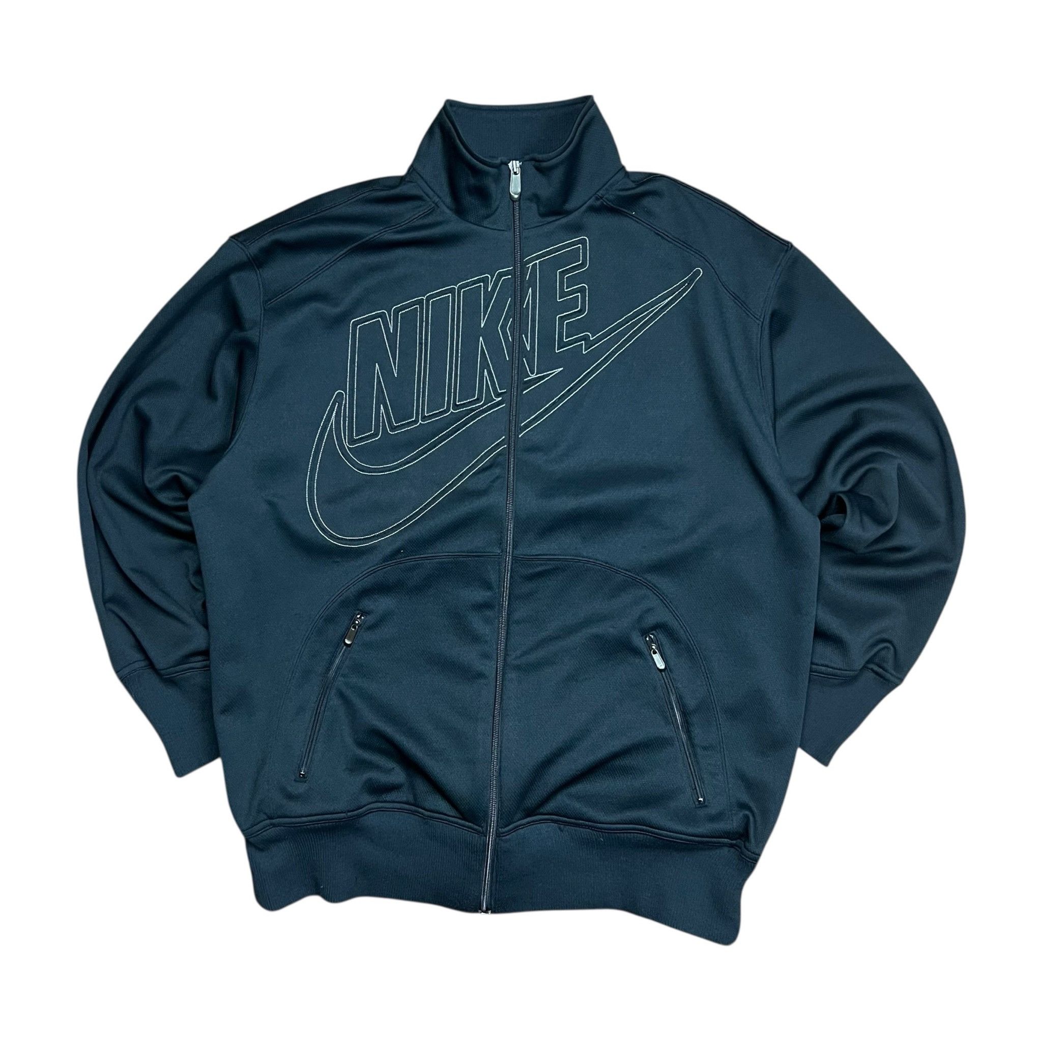 Nike Nike Large Embossed Logo Zip Track Jacket - XL Size US XL / EU 56 / 4 - 1 Thumbnail