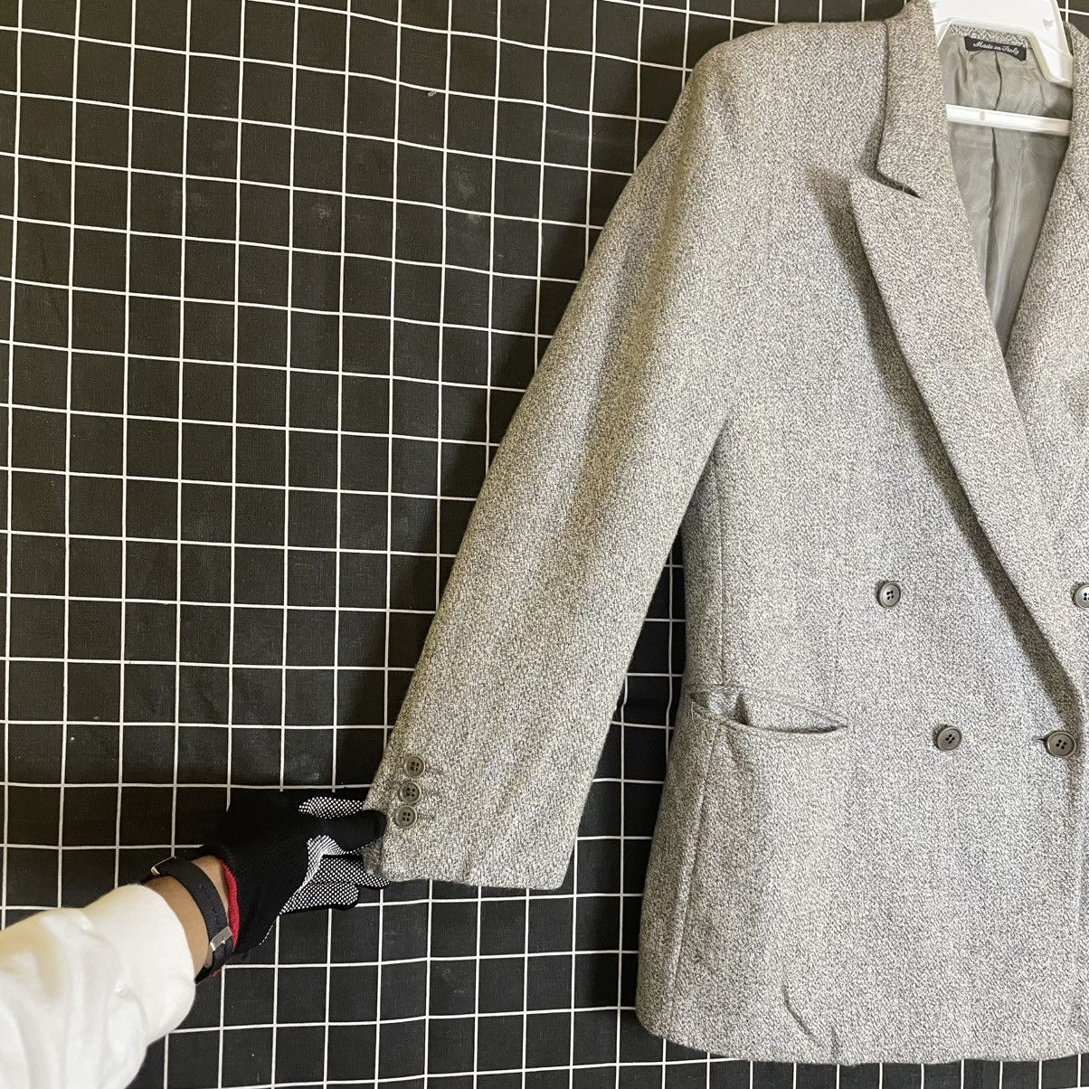 Bally 🔥 VINTAGE BALLY KNITTED CASHMERE WOOL BLAZER JACKET Size US L / EU 52-54 / 3 - 4 Thumbnail