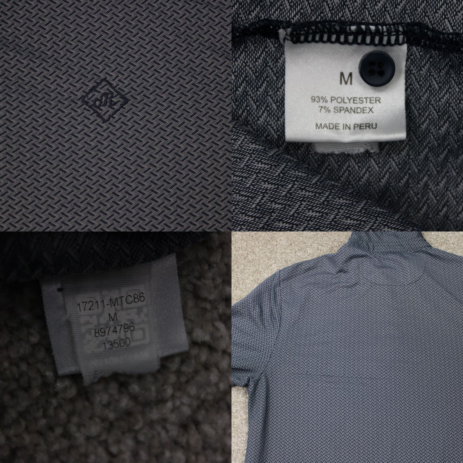 Bonobos Bonobos Polo Shirt Men M Gray Polyester Stretch Short Sleeve Pullover Shirt Casual Regular Size M Logo Size US M / EU 48-50 / 2 - 8 Thumbnail