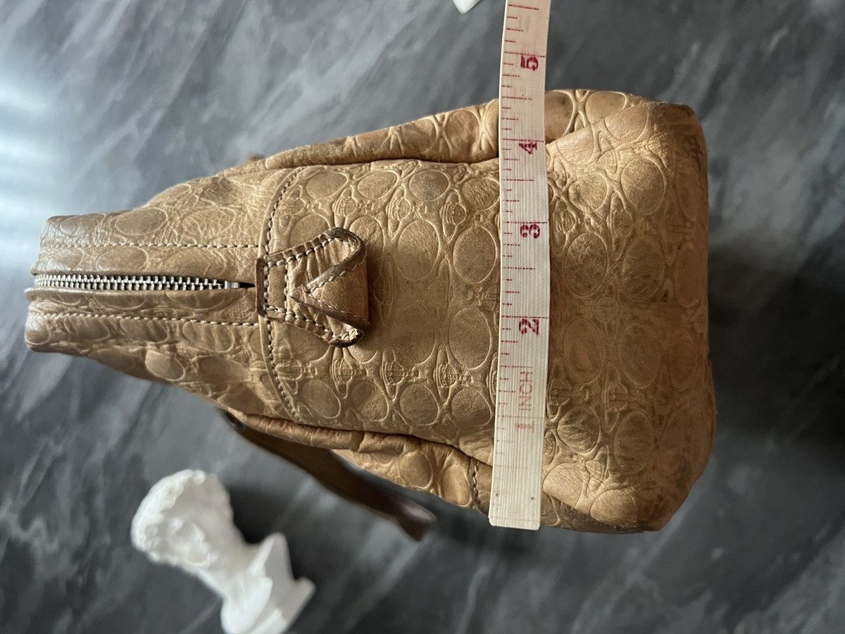 Vivienne Westwood Vivienne Westwood : Monogram Orb Logo Leather Handle Bag Size ONE SIZE - 18 Thumbnail