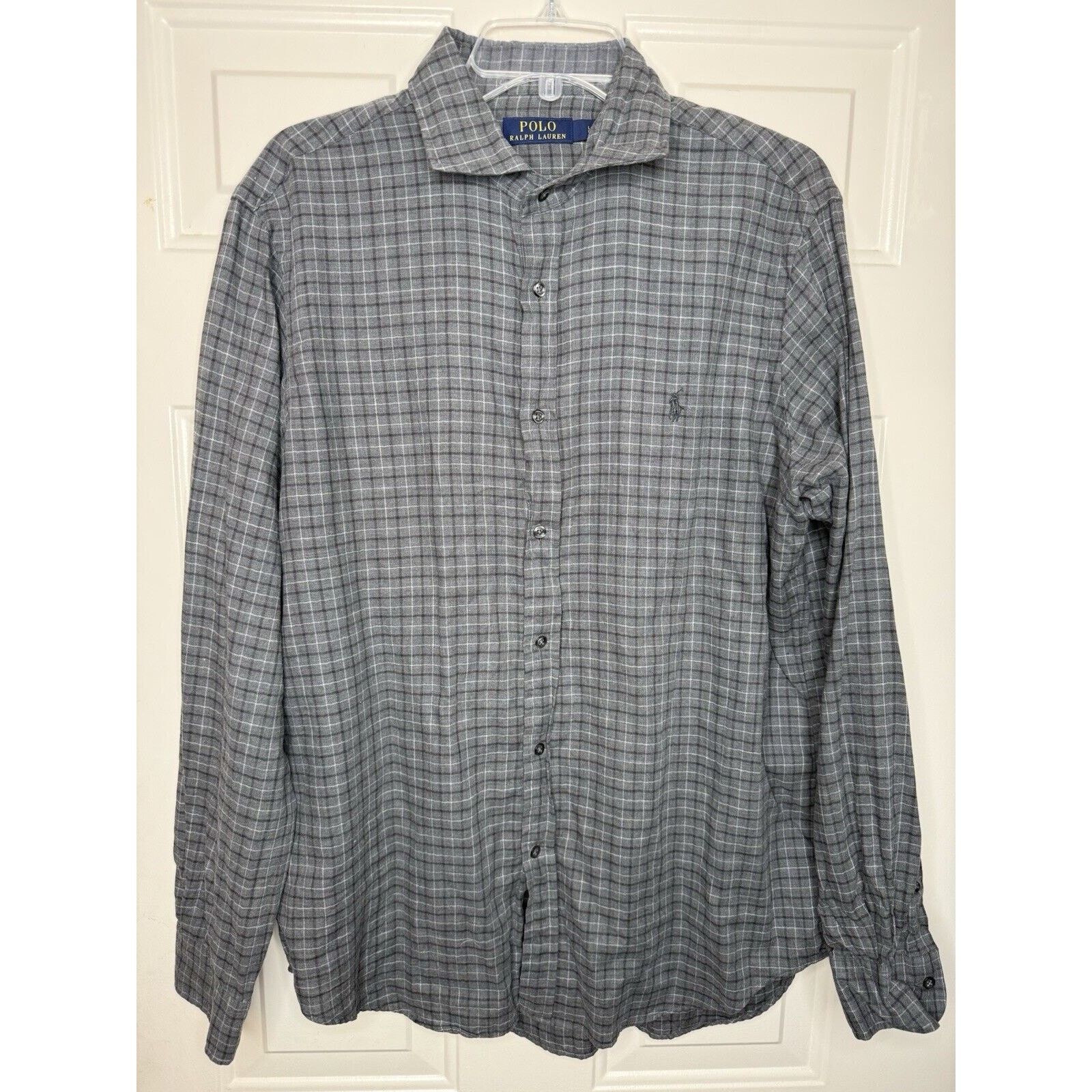 Ralph Lauren Polo Ralph Lauren Button Down Shirt Gray Men’s Large Plaid Size US L / EU 52-54 / 3 - 1 Thumbnail
