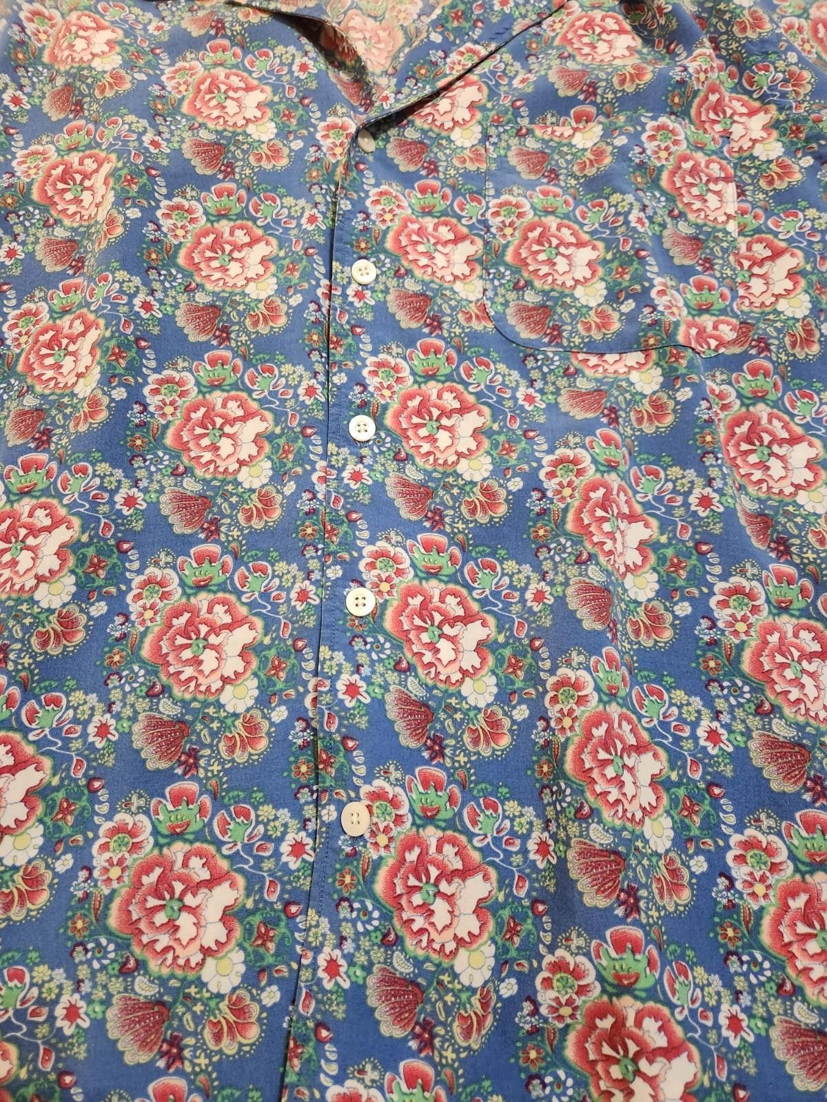 Cremieux Vintage Y2K Cremieux Floral Button Up Mens XL Size US XL / EU 56 / 4 - 2 Thumbnail